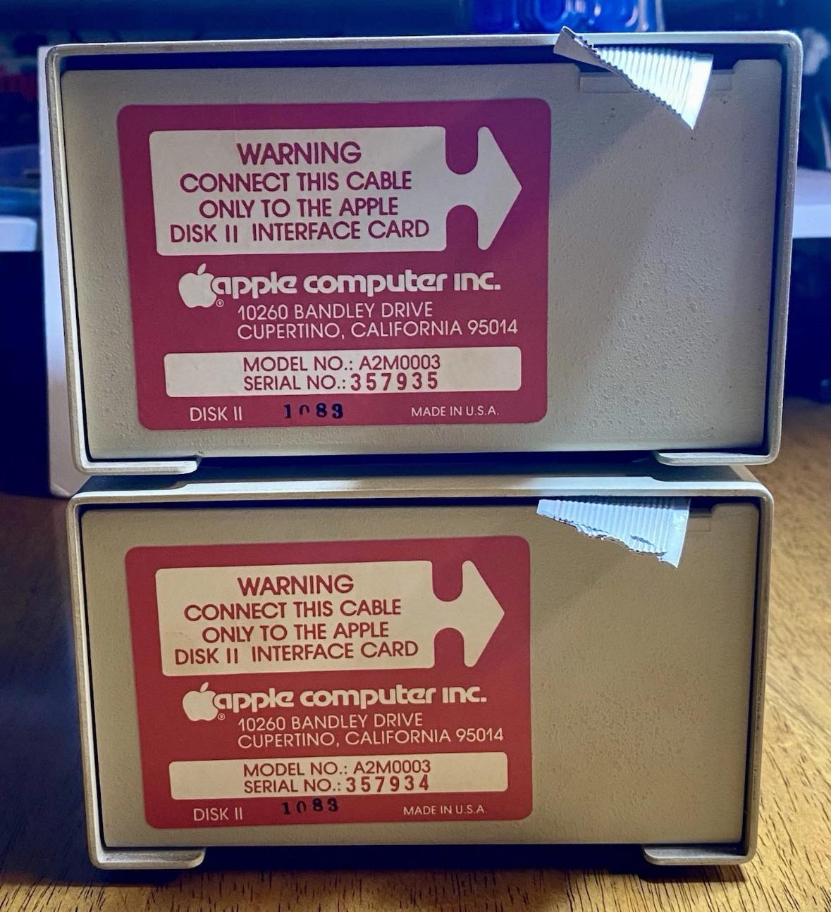 Why would someone remove DIN connectors from drives?