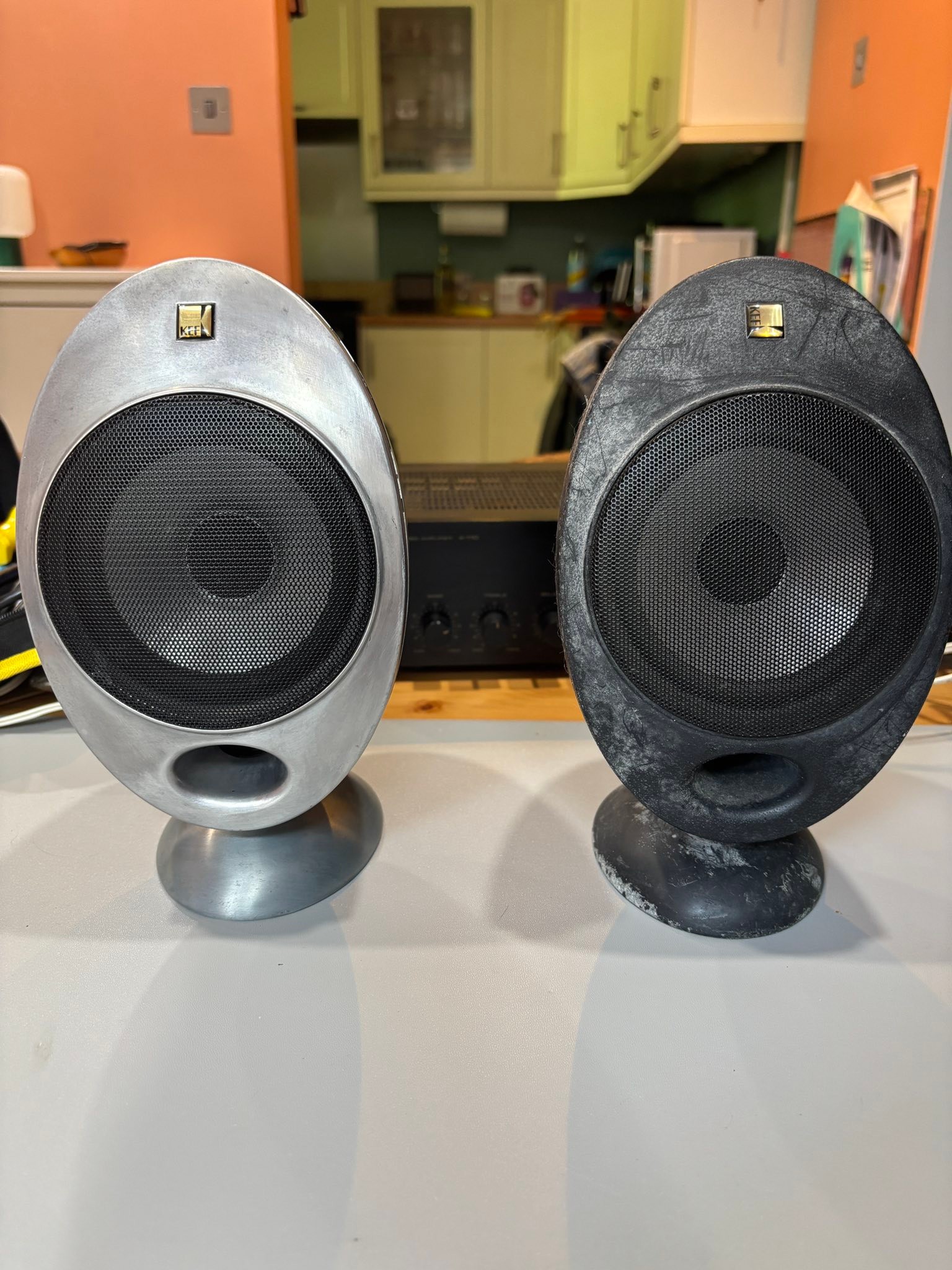 Just got 6 HTS2001 KEF satellites with a Yamaha amp for £30. Not