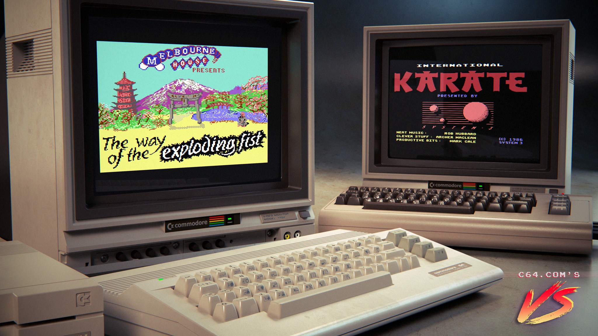 C64.COM's VS: The Way of the Exploding Fist vs International