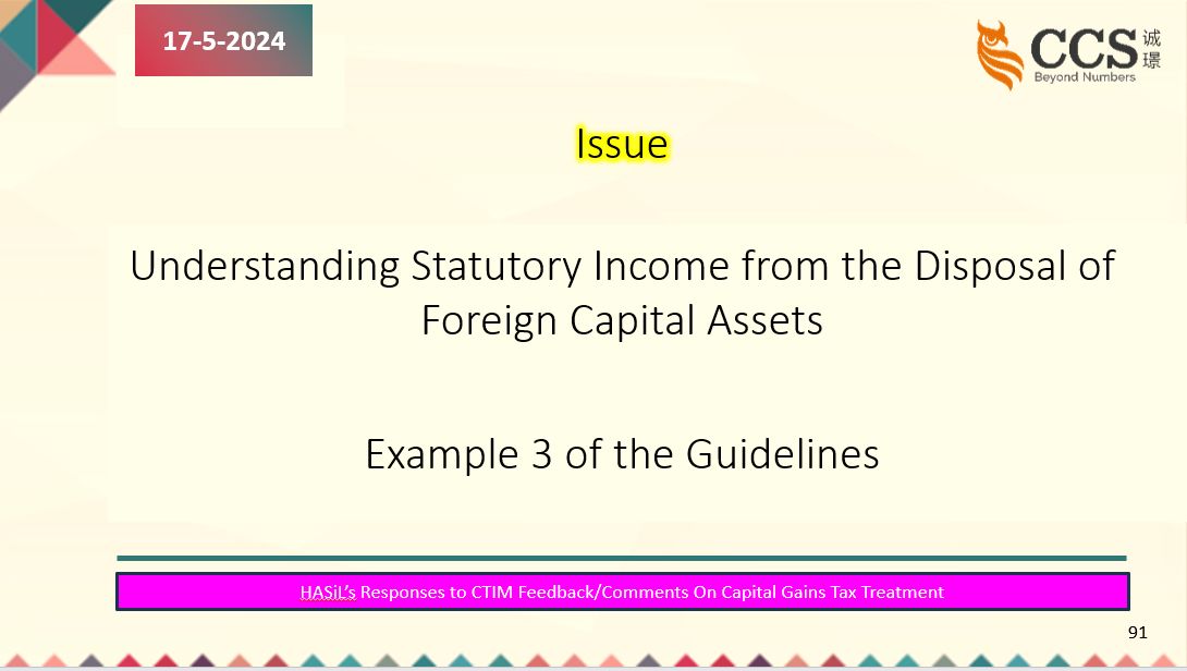 LHDN Malaysia (看趋势看财税看CCS) | # **Understanding Statutory Income from ...