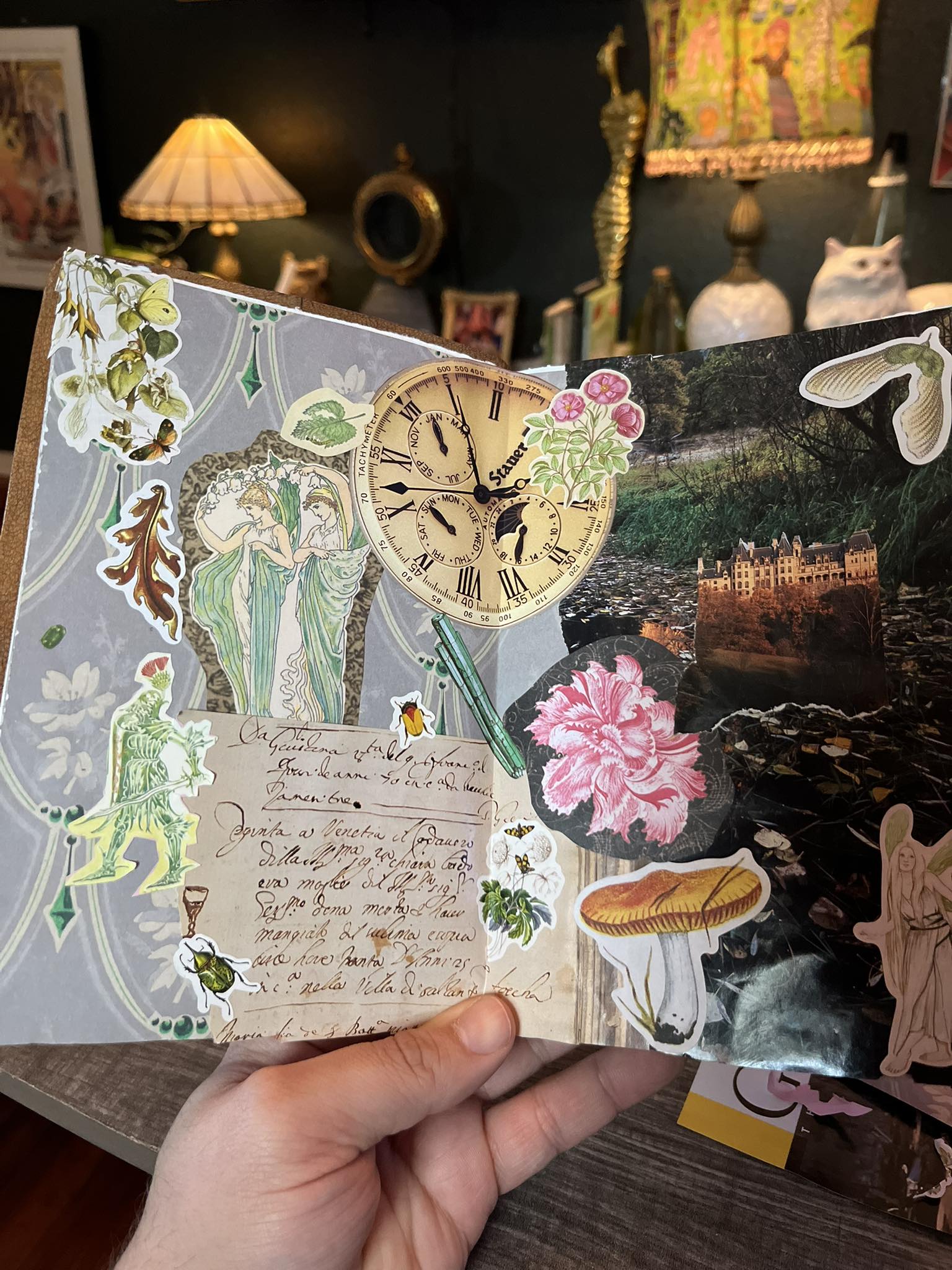 First page junk journal ideas and inspiration