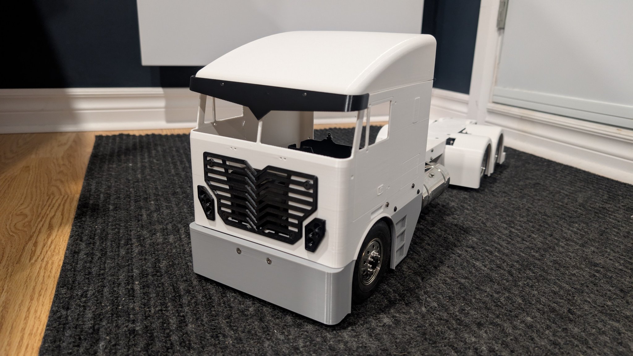 Molla A Foglia Con Supporto Integy Per Tamiya 1/14 King Hauler, Grand Hauler, Globeliner