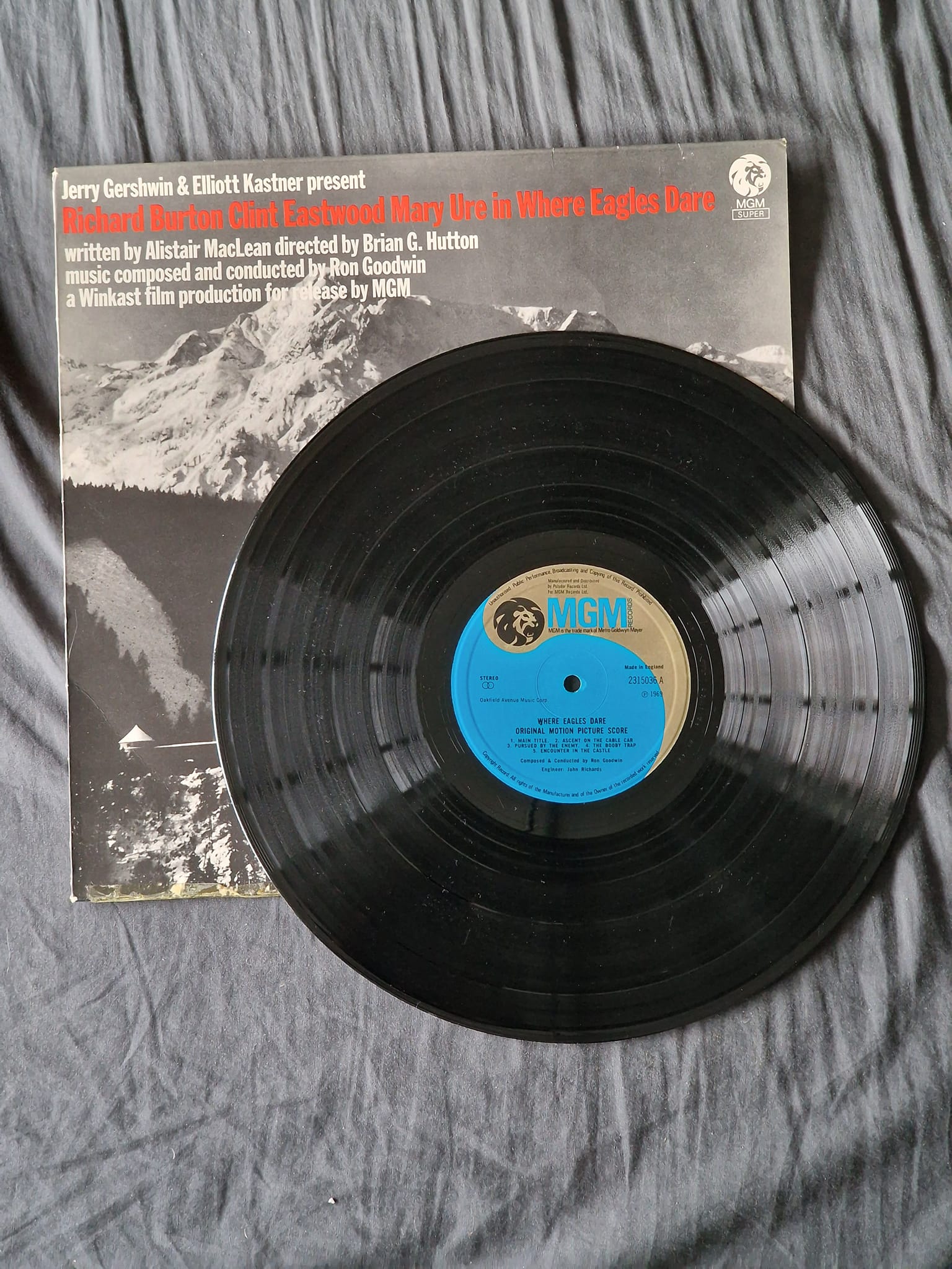 Where Eagles Dare soundtrack CD with Ron Goodwin's score