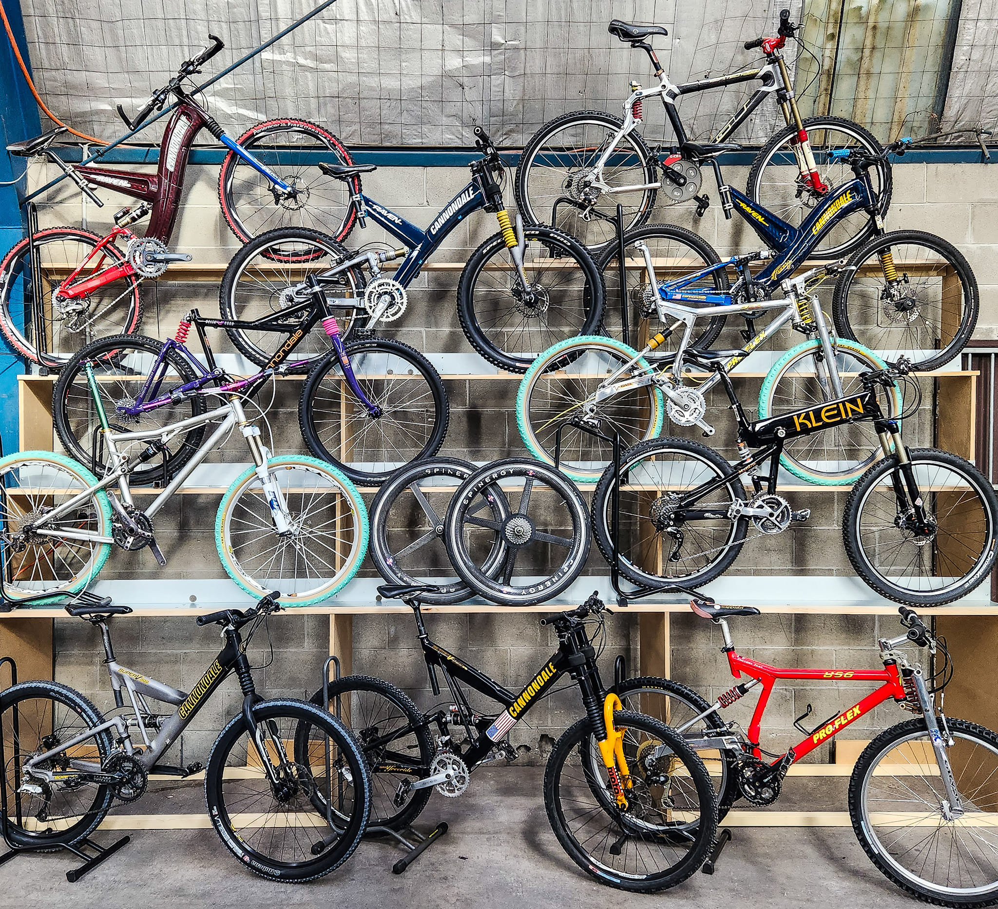 Vintage Mountain Bike Collection from the 90s