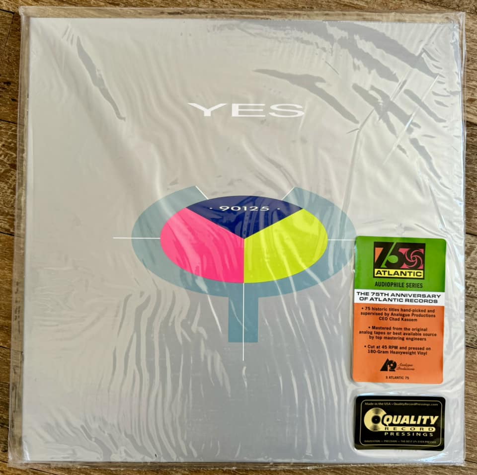 Stunning audio quality on 45rpm '90125' vinyl