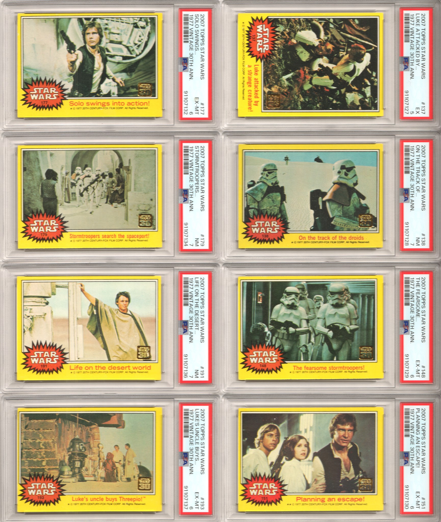Topps Star Wars 30th and 40th Anniversary Stamped Buy-Back Box
