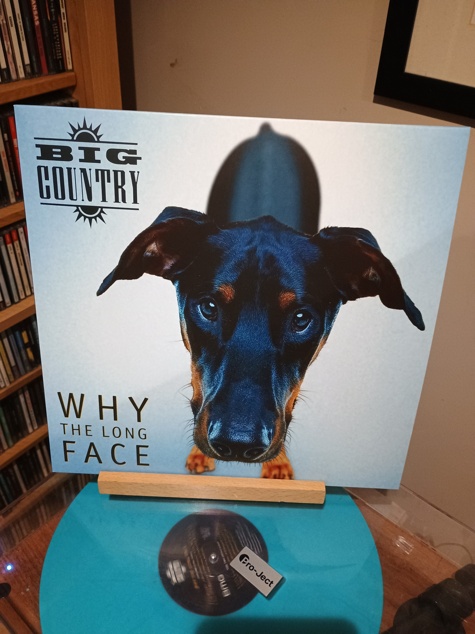 Big Country's Why the Long Face on blue vinyl