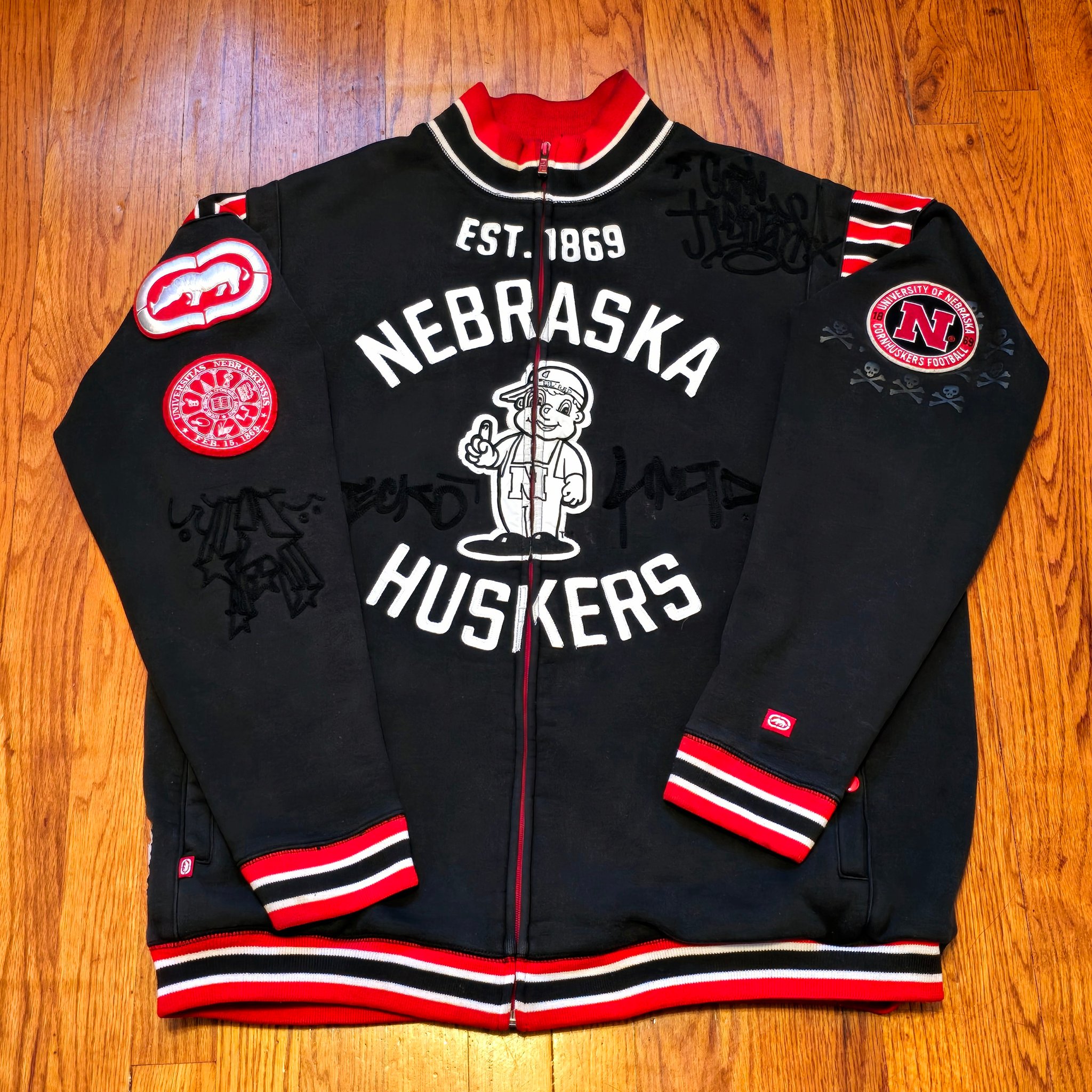 eckō unltd. University of Nebraska Cornhuskers Football Full Zip 