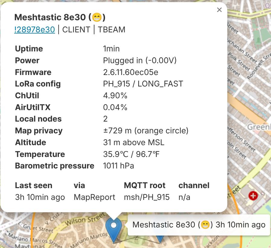 Meshtastic Community Philippines [MCPH] | Telemetry enabled | Facebook