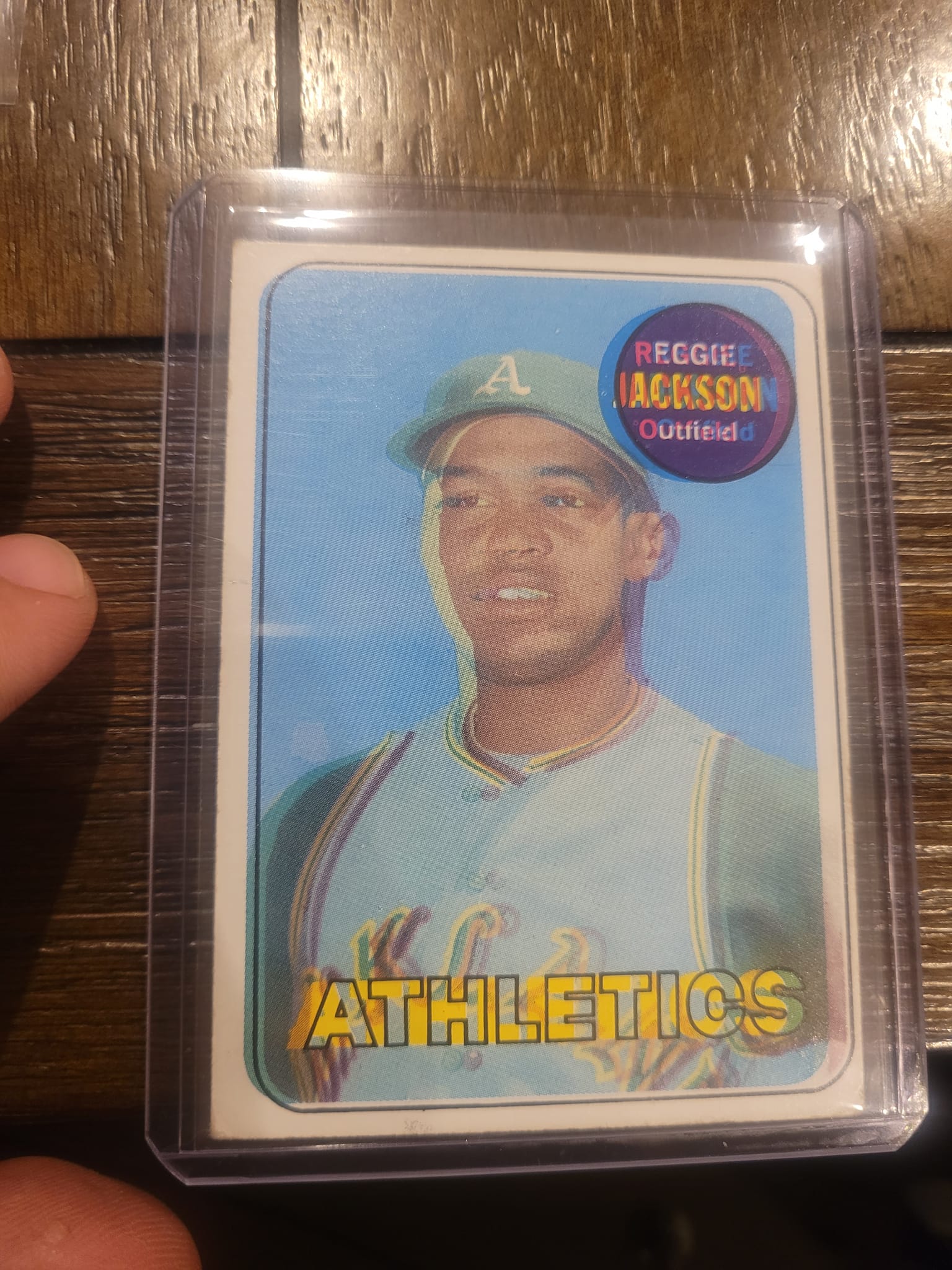Printing error card from childhood collection