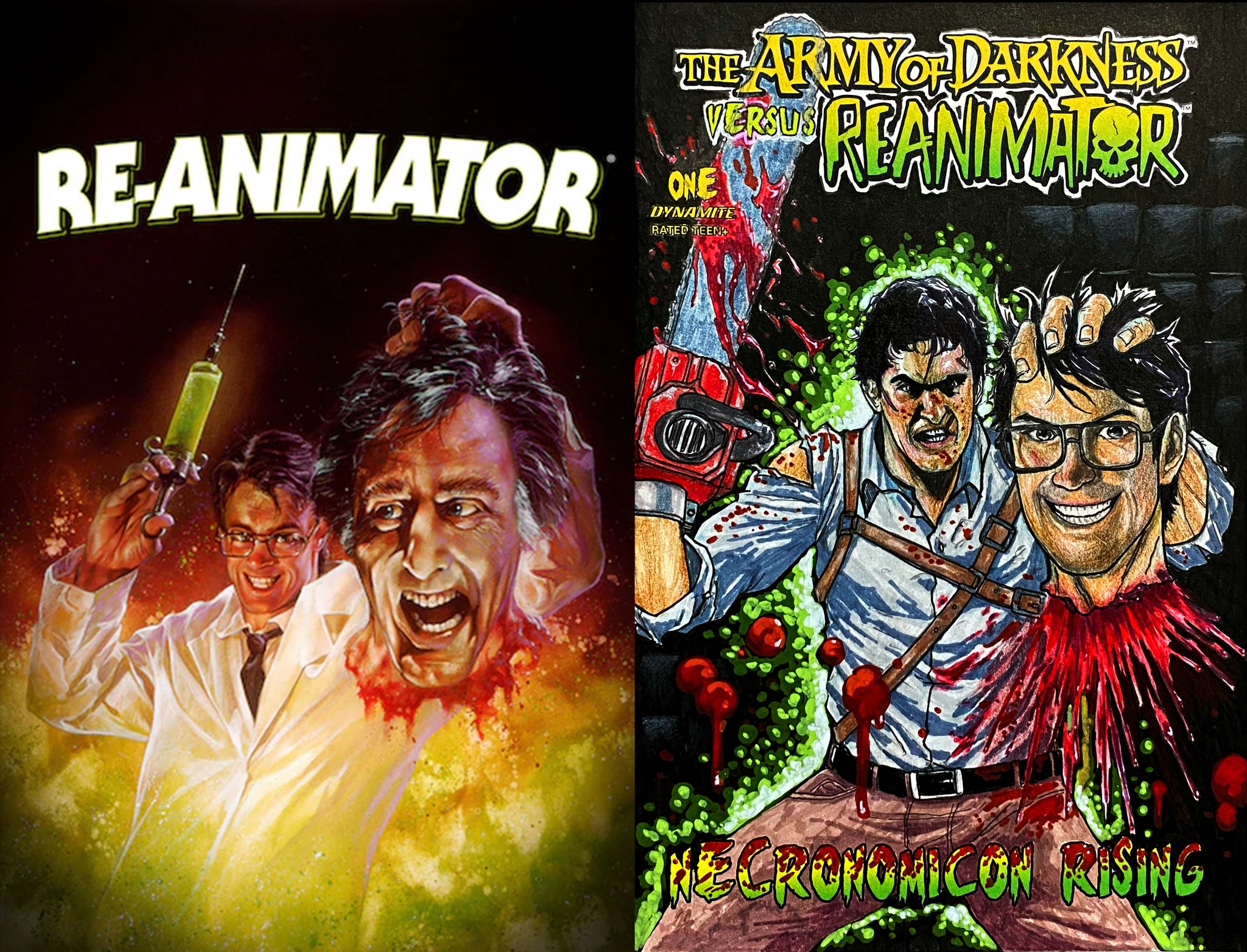 Dan Ramon - L: Re-Animator #1 (Adventure Comics 1991) cover art by Dave ...