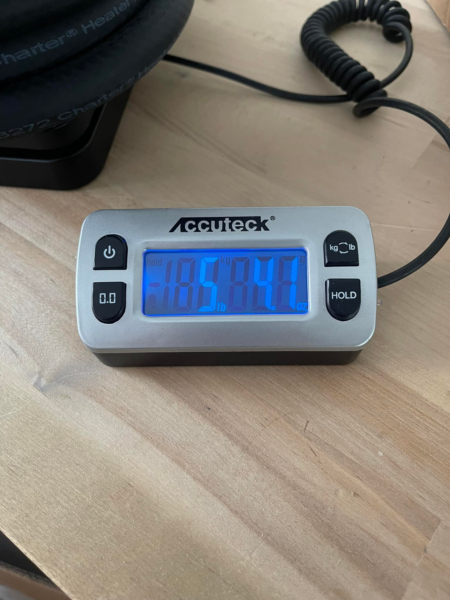 If anyone was wondering what kind of weight my air to water