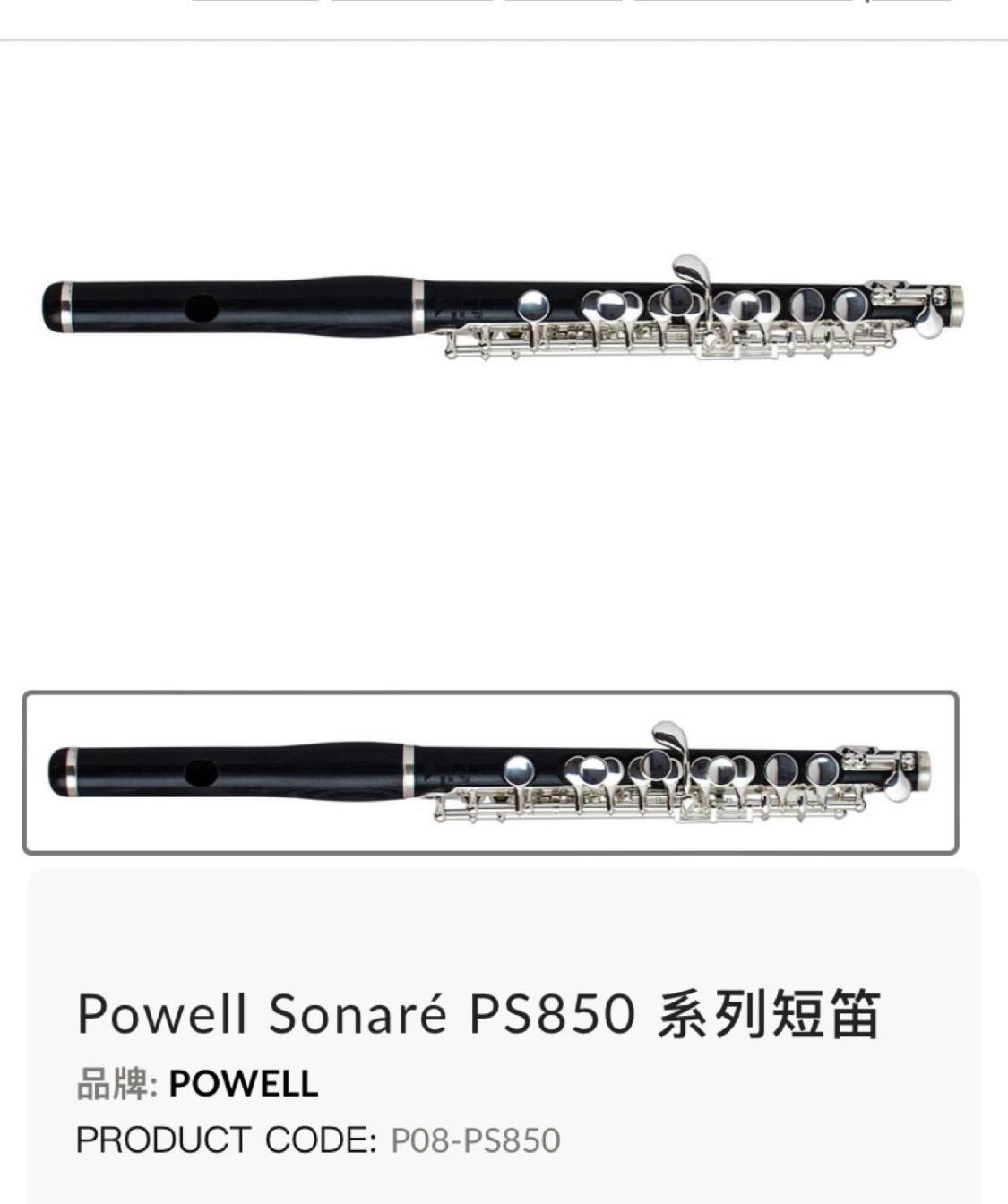 パウエル POWELL ピッコロ ソナーレ PS-850 (フルート) What's the experience with Powell Sonare PS-850 piccolos outdoors?