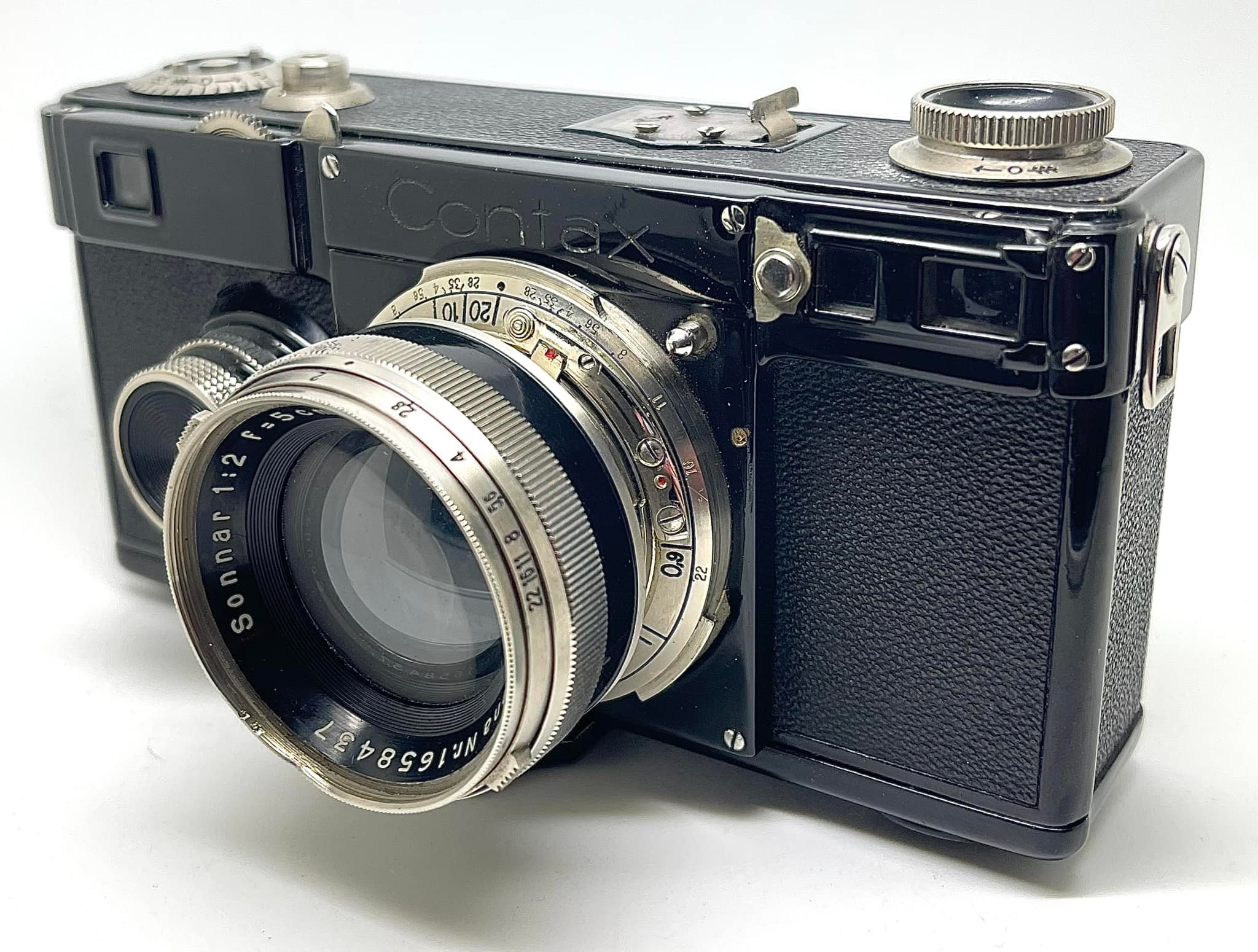 Restoring a 1935 Zeiss Ikon Contax 1 camera with Sonnar 5cm f2 lens