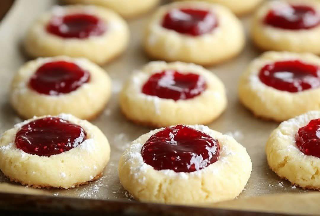 Anita - Raspberry Cheesecake Thumbprint Cookies 😋 Ingredients - 1 cup ...