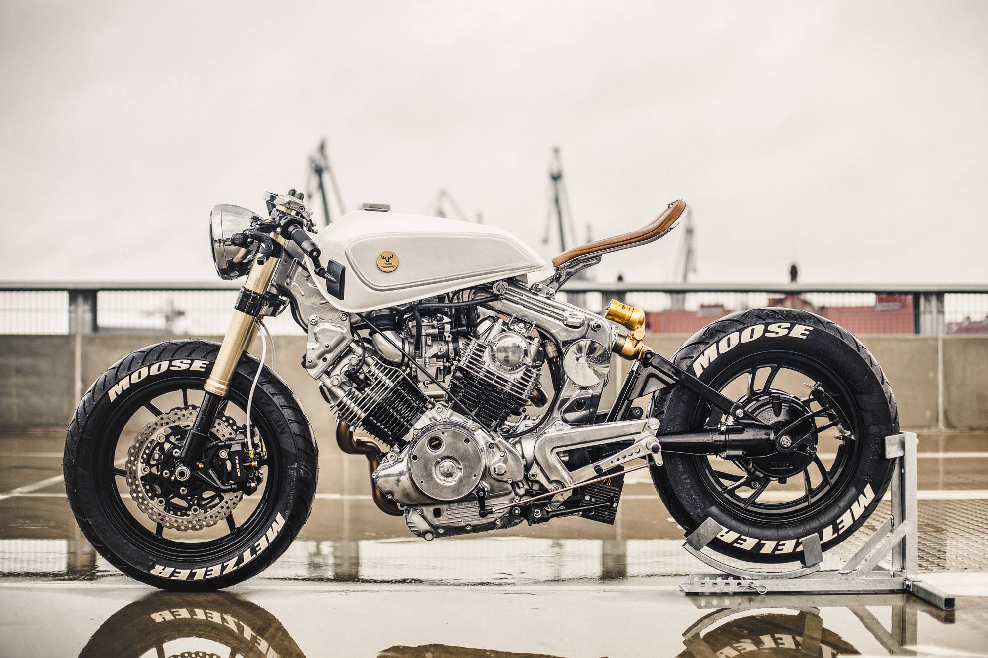 This perfect YAMAHA XS 850cc cafe racer is created by the ZDR