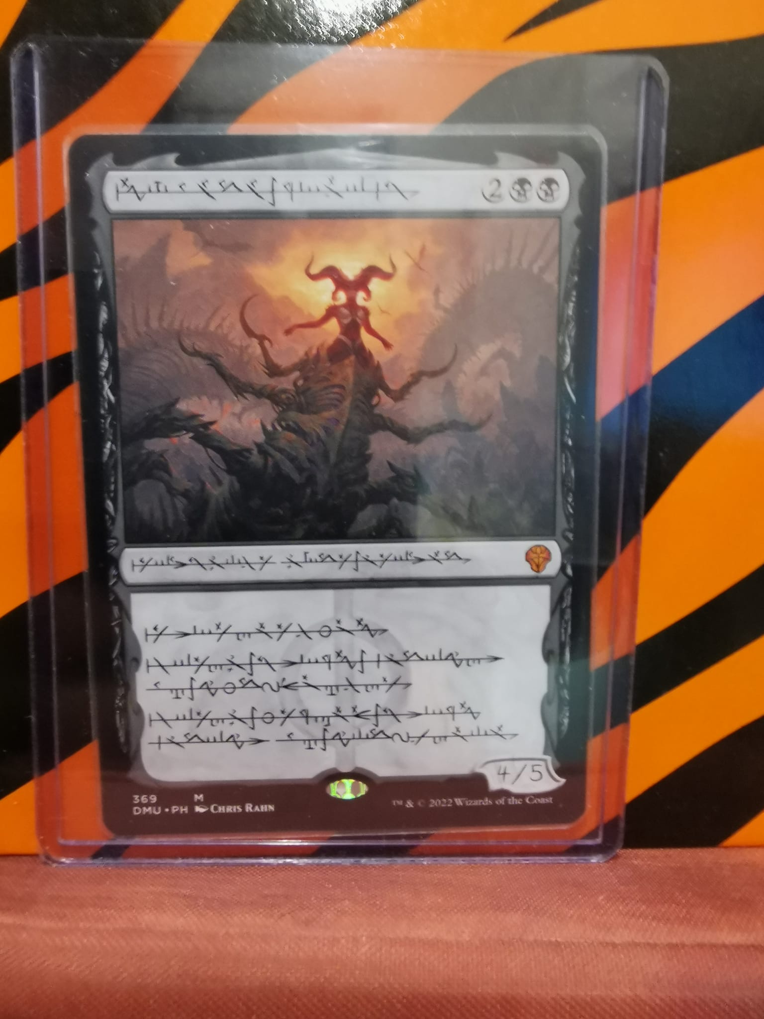 Would you send out a foil Torgal, Clive's Companion for grading?