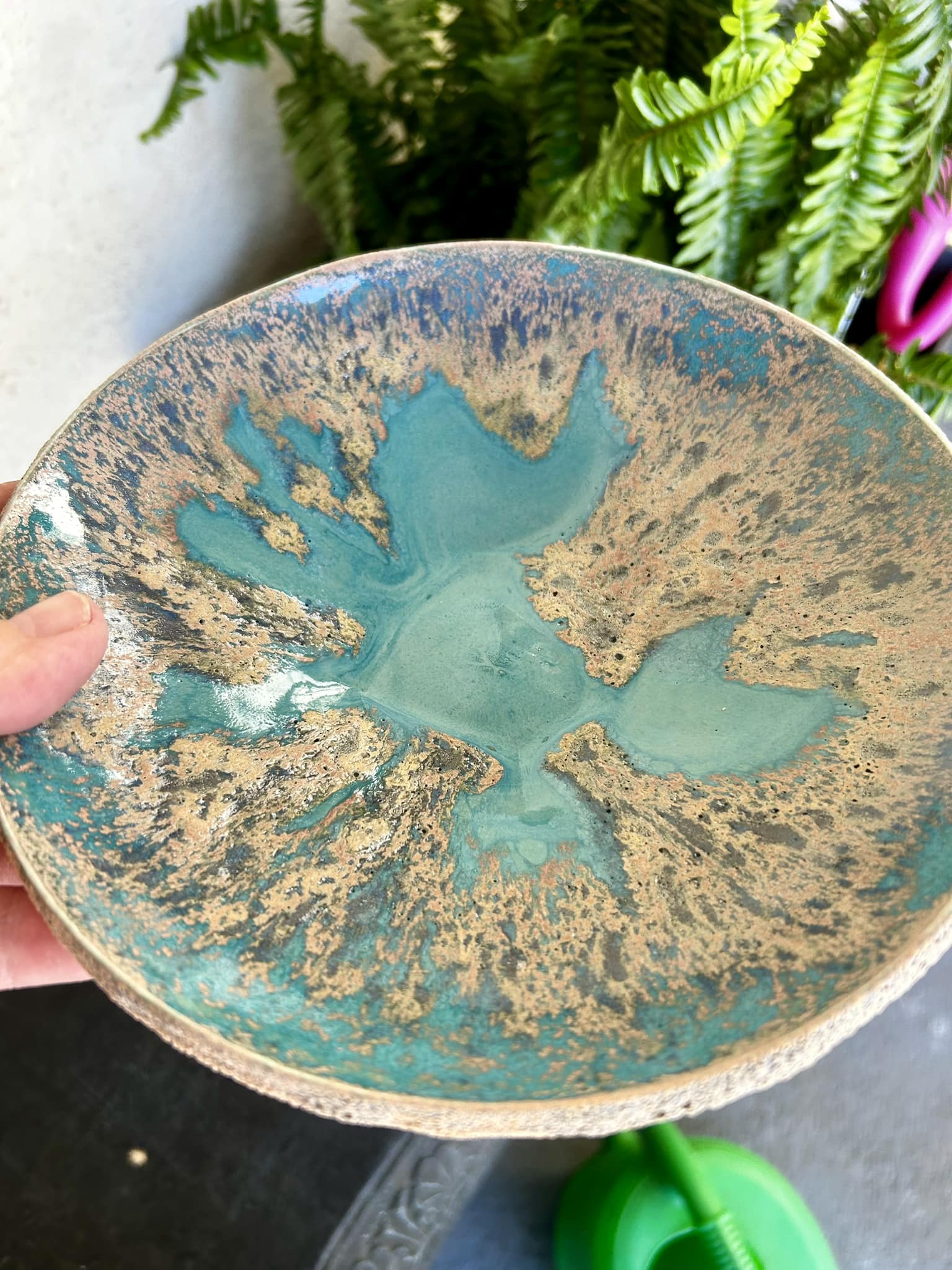 Magma with power turquoise inside and learning curve