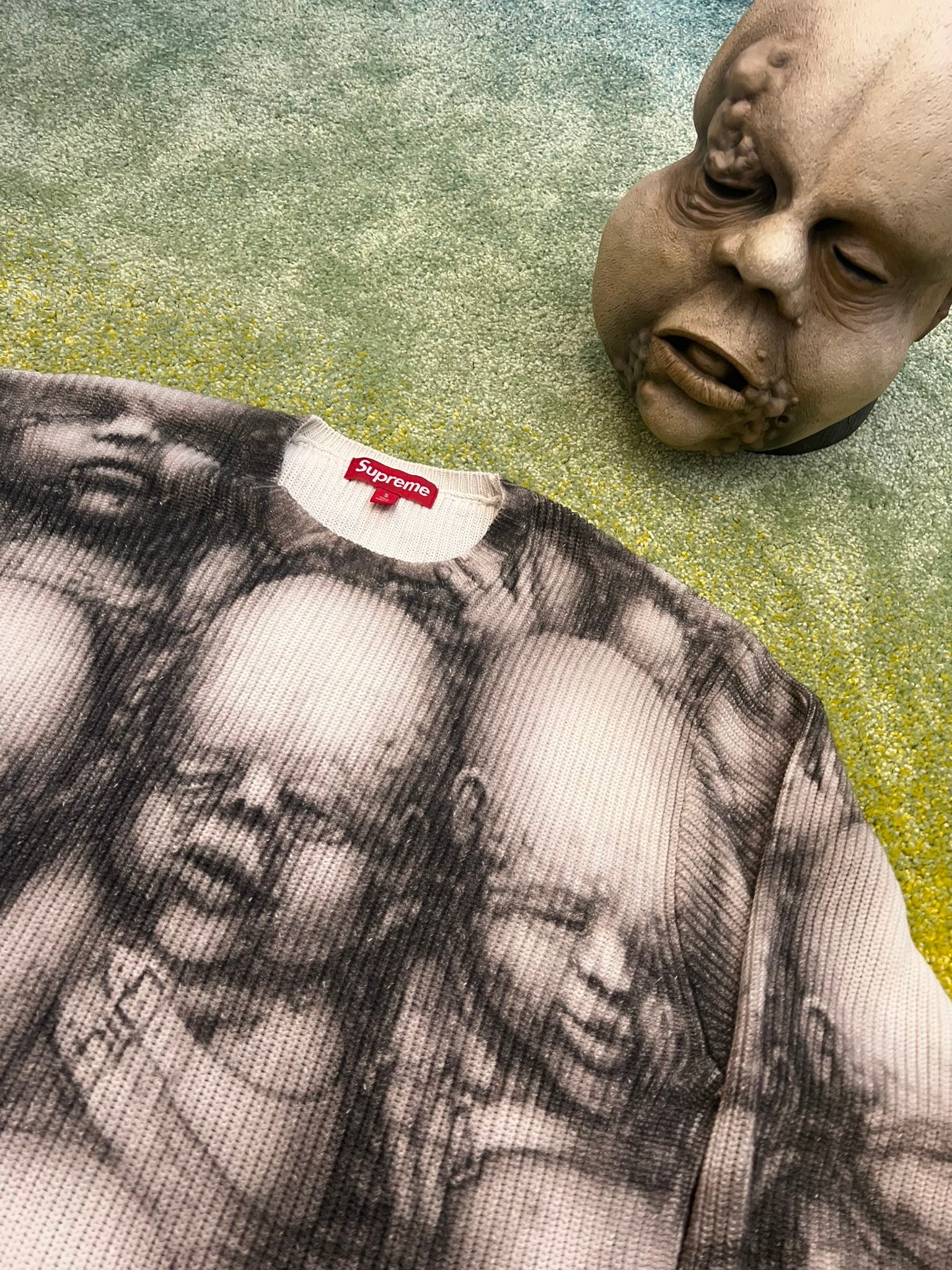HR Giger x Supreme Biomechanical Baby Sweater - @corbins.creatures