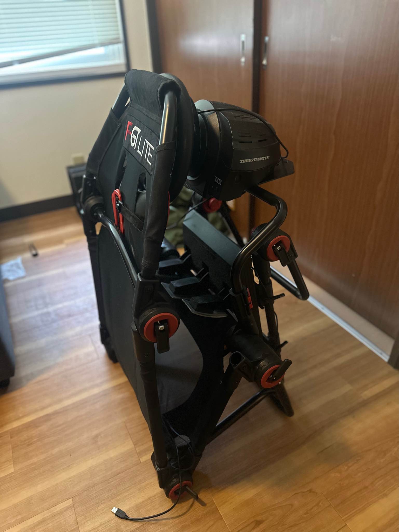 Next Level Racing F-GT Lite foldable racing chair with 