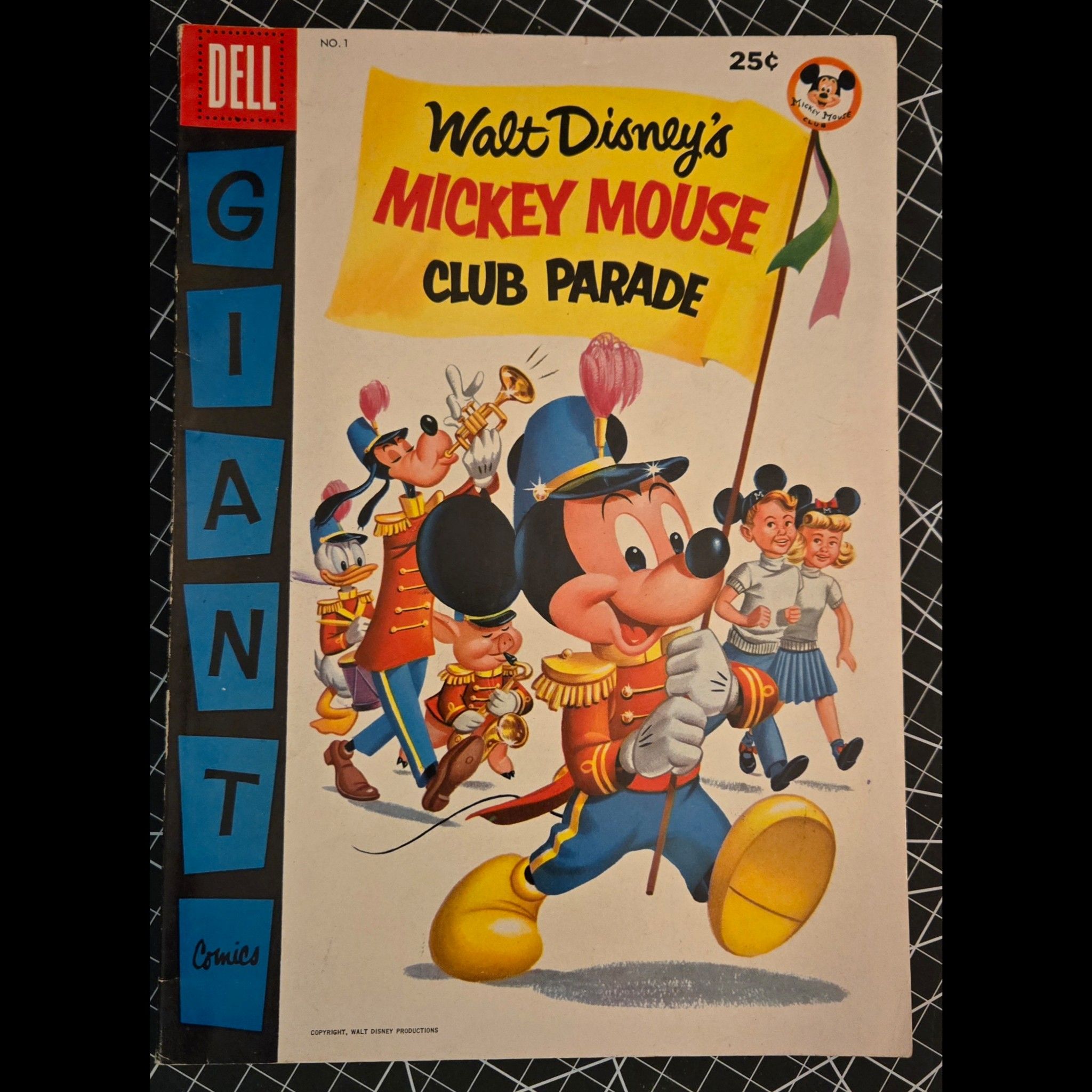 Vintage Le Journal de Mickey covers from 1950s France