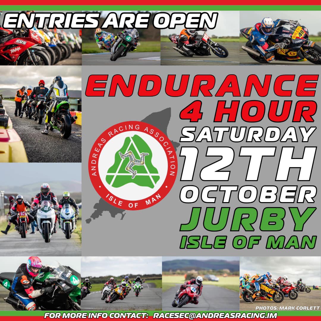 Andreas Racing Association | Entries close this Saturday evening | Facebook
