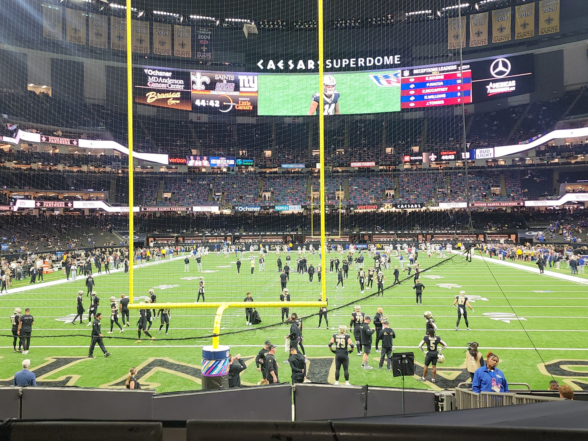 Aaron Draven - Two rows back from the field goal post.... | Facebook