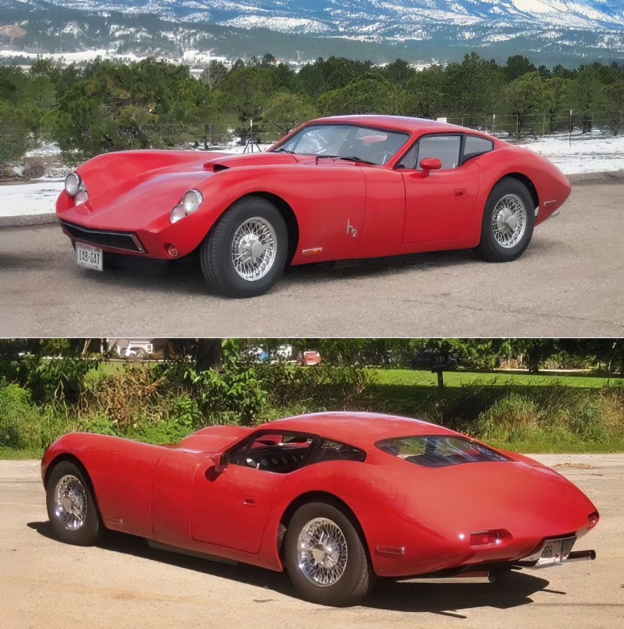 1958 Kellison J4 Coupe slot car model