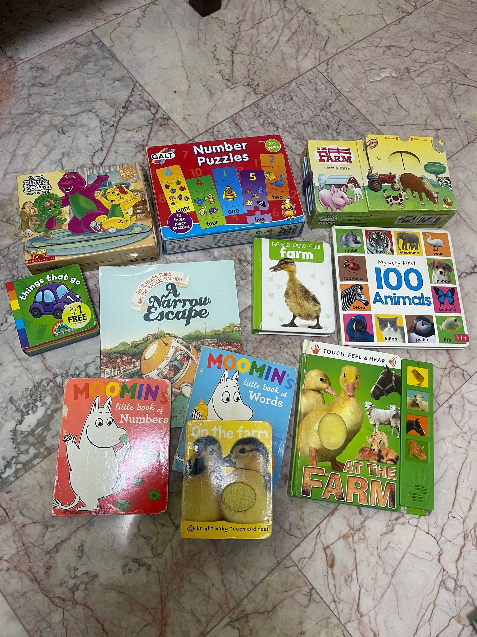 Donation or pickup of outgrown board books in Goodview