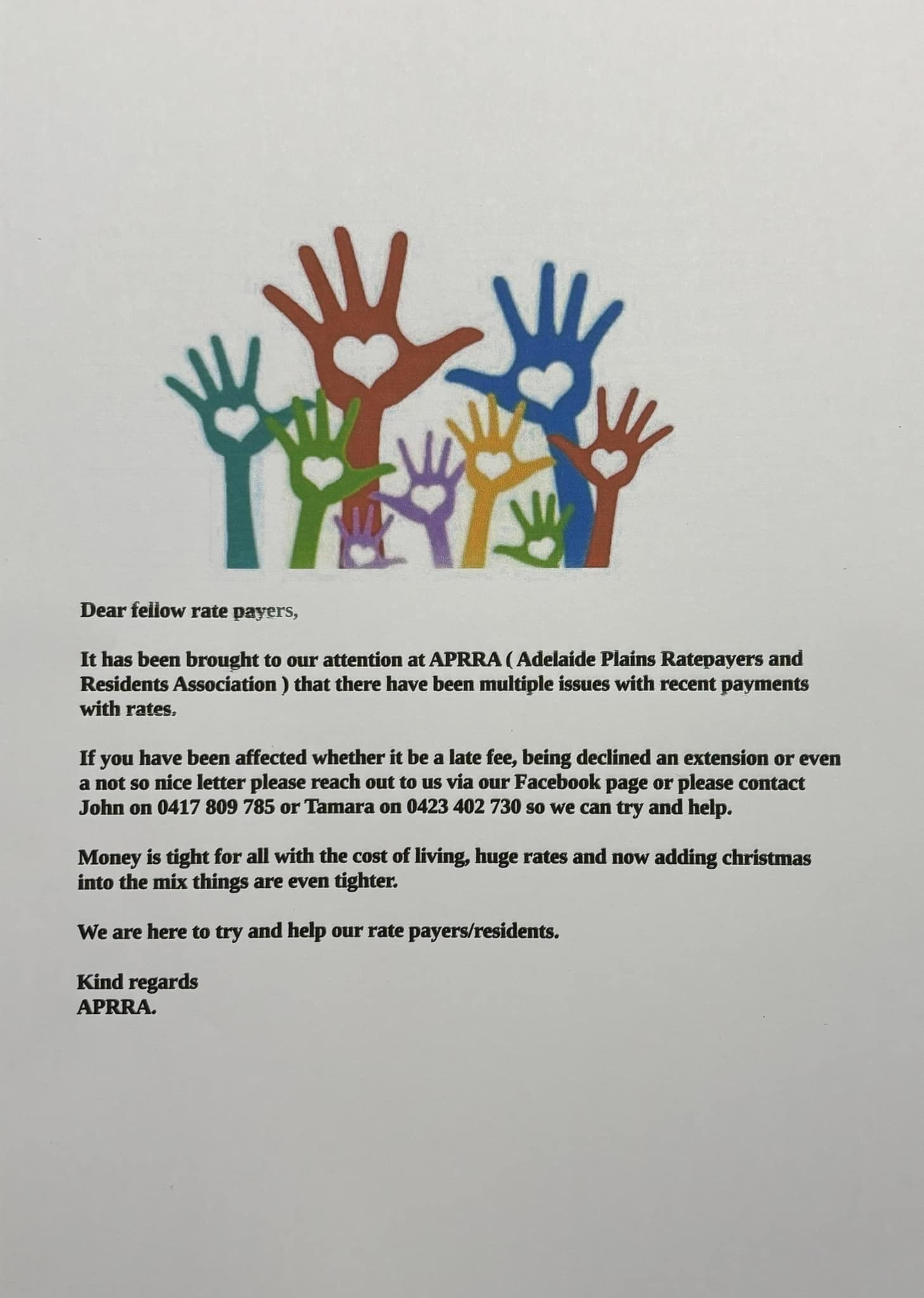 Adelaide Plains Ratepayers and Residents Association | Facebook