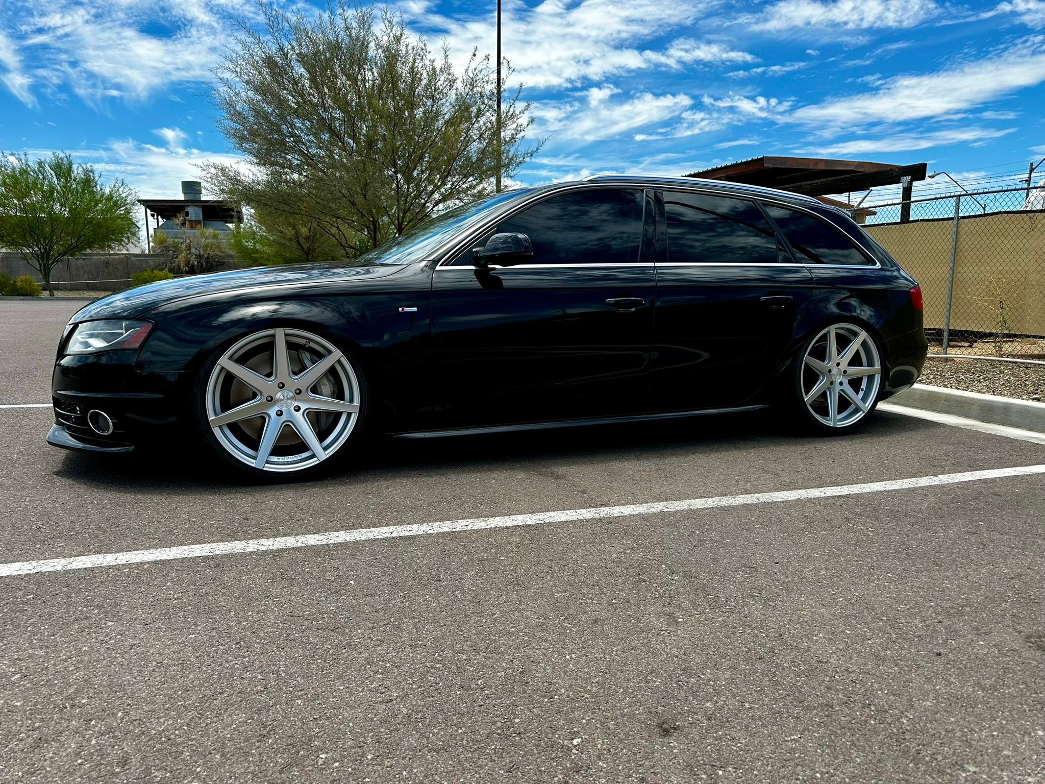 What are issues with 20x11 wheels and Rohana RC7 on Audi?