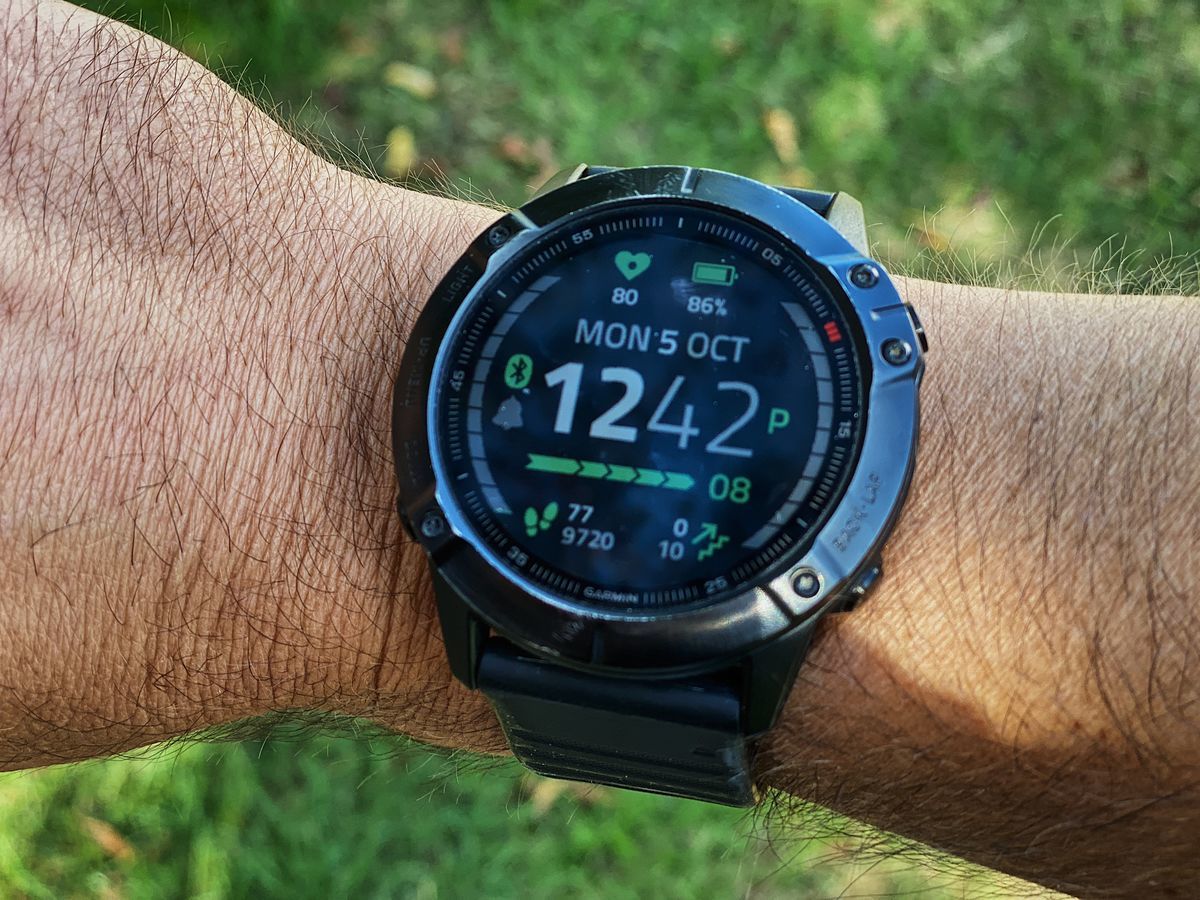 Gps Watch Wrist Garmin Fenix 6x Pro Heart Rate Monitor Pro Solar 