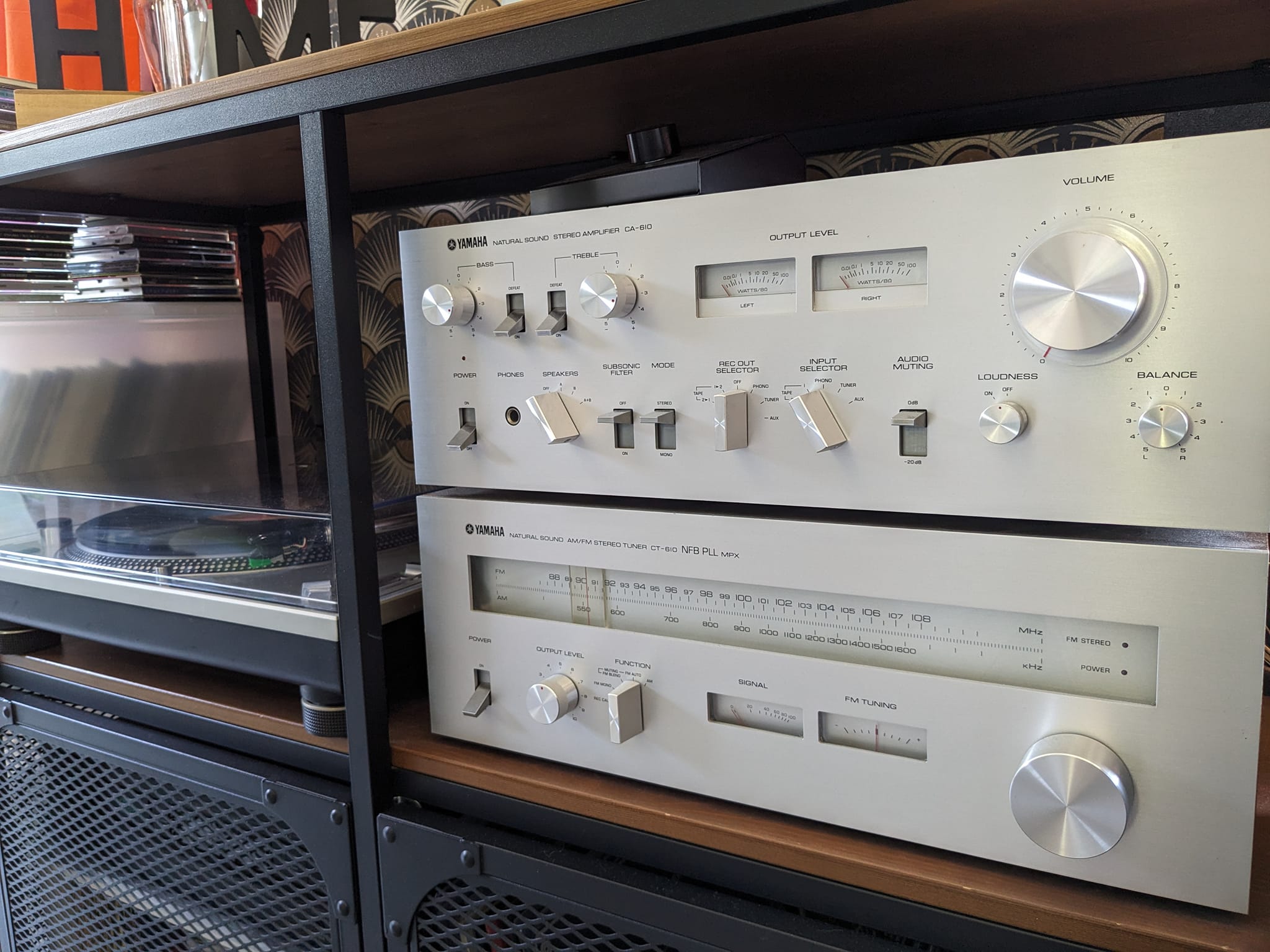 YAMAHA CA-VI ステレオアンプ CT-VI セット YAMAHA CA-VI ステレオアンプ CT-VI セット