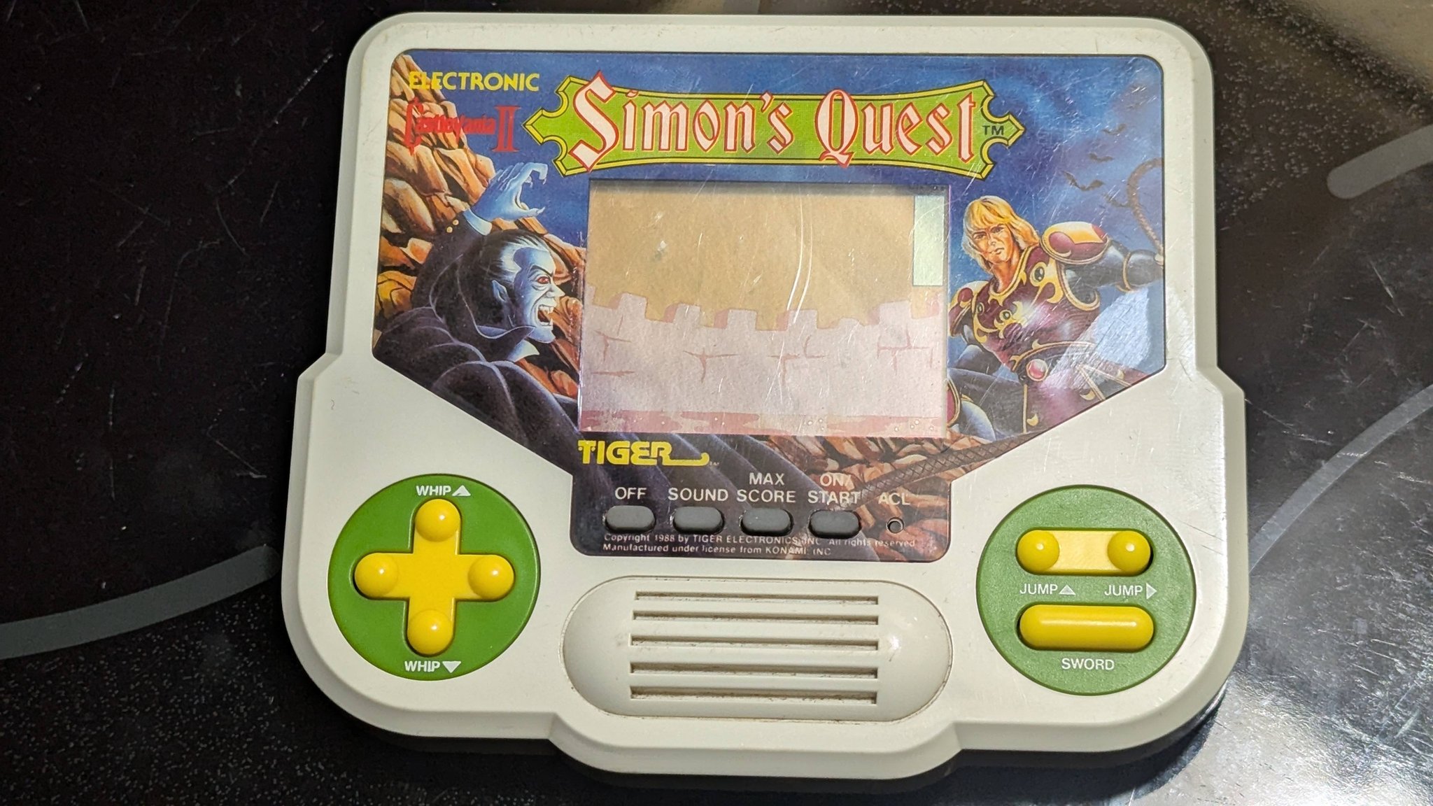 Simon's Quest Tiger Electronics game review