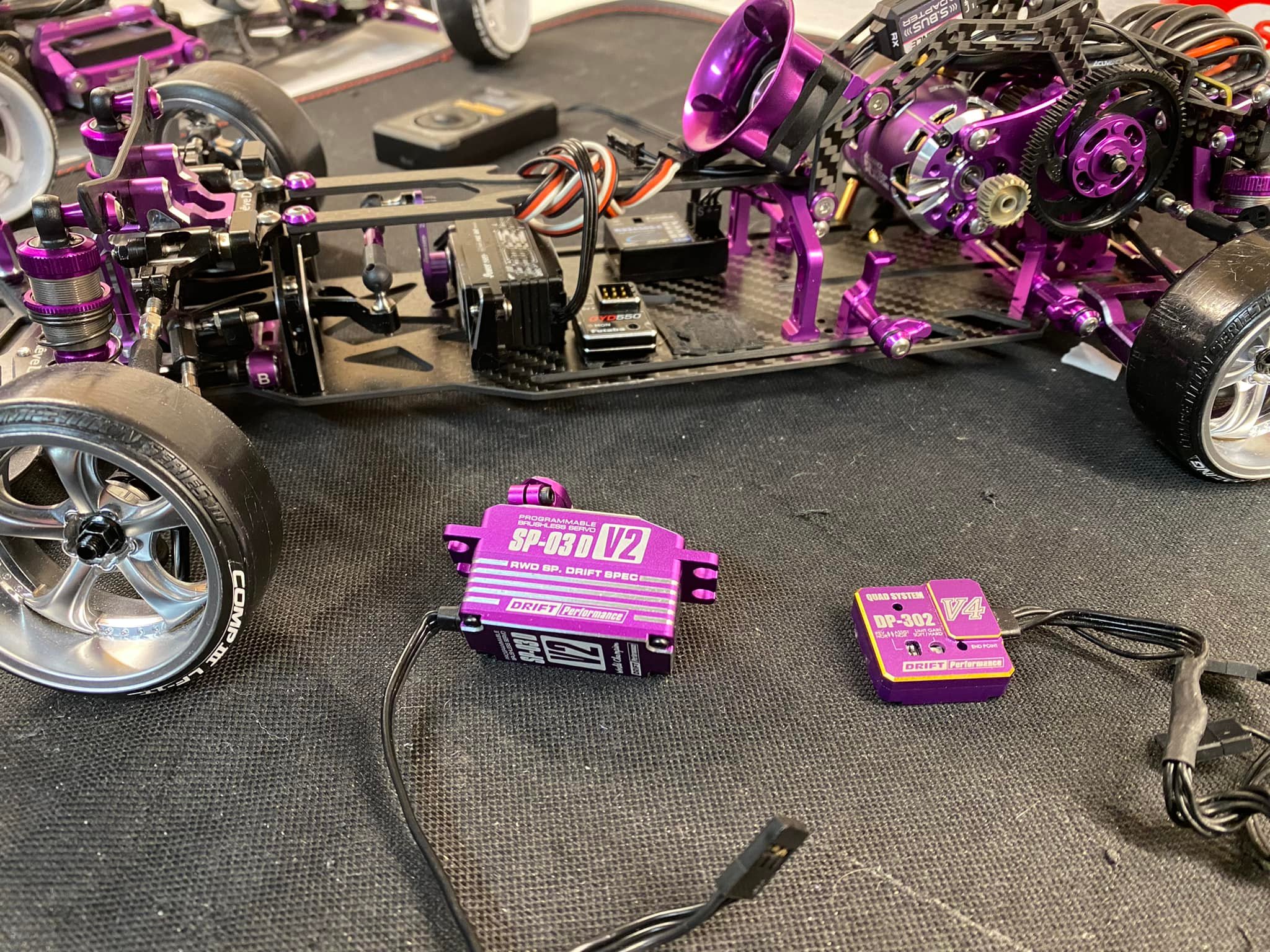 Spektrum and Yokomo V4 gyro issues with SP-03 V2 servo?