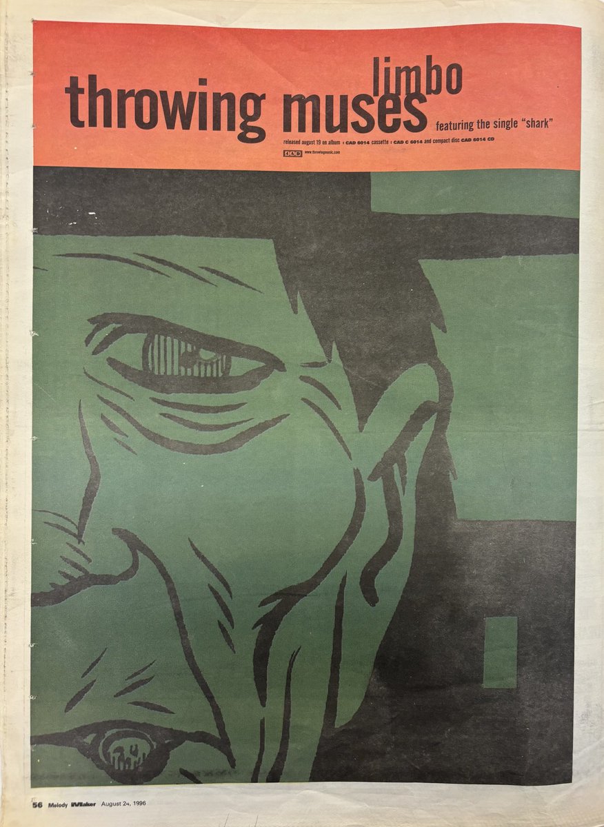 Throwing Muses' 'Limbo' was released on this day in 1996 via 4AD
