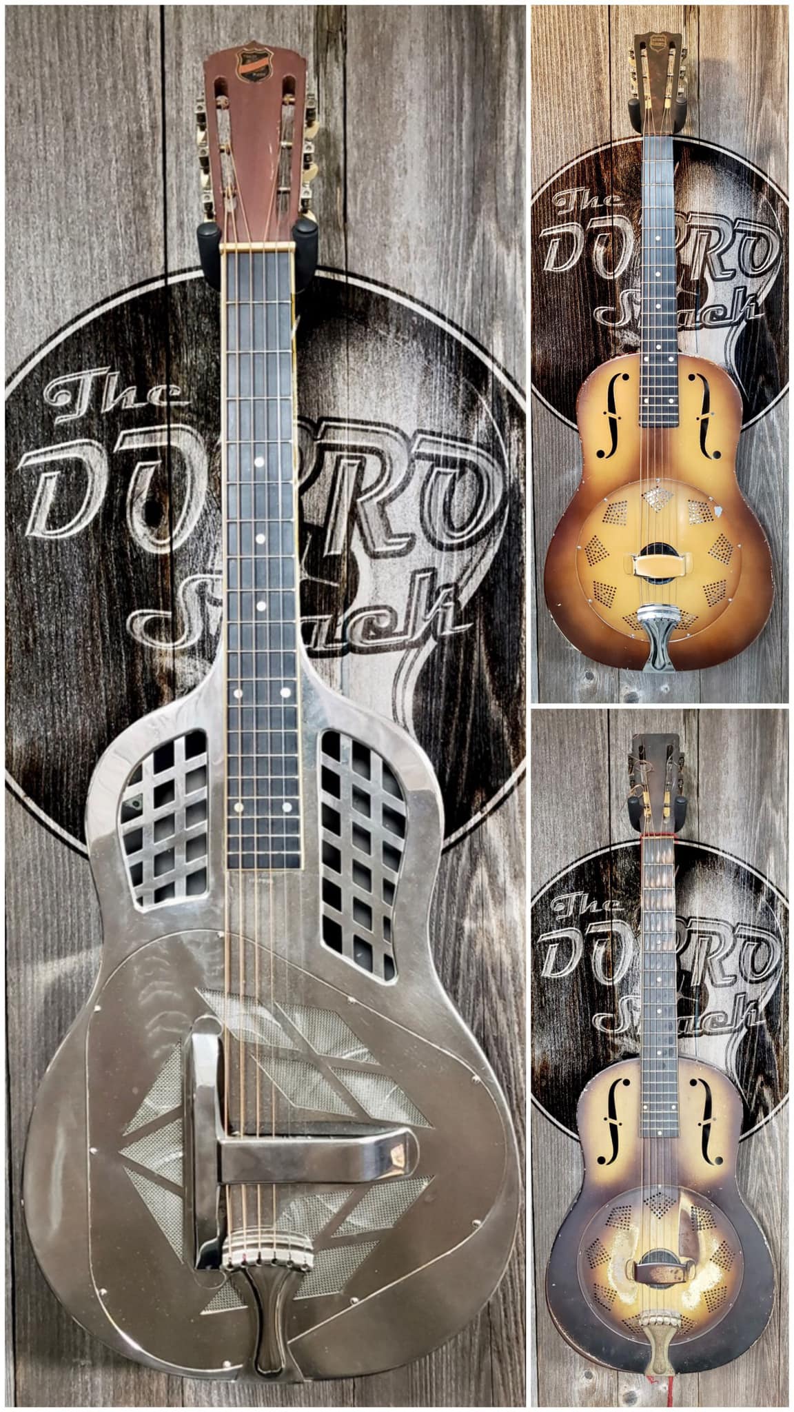 Vintage National resonator guitars from 1929 to 1931