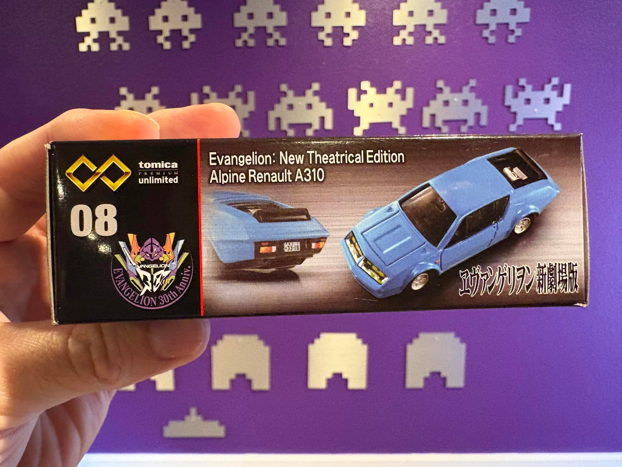 Misato's Alpine Renault A310 Tomica model