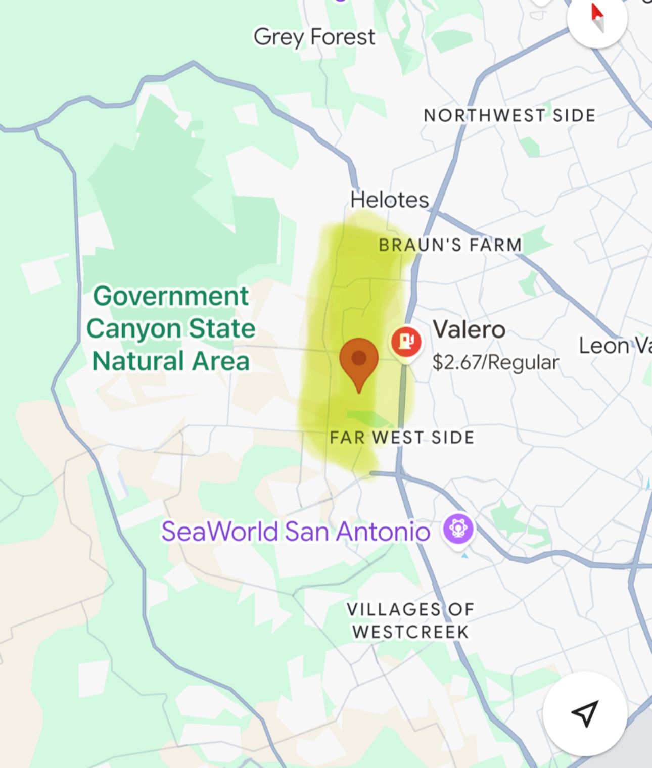 What part of San Antonio is the 78254 zip code?