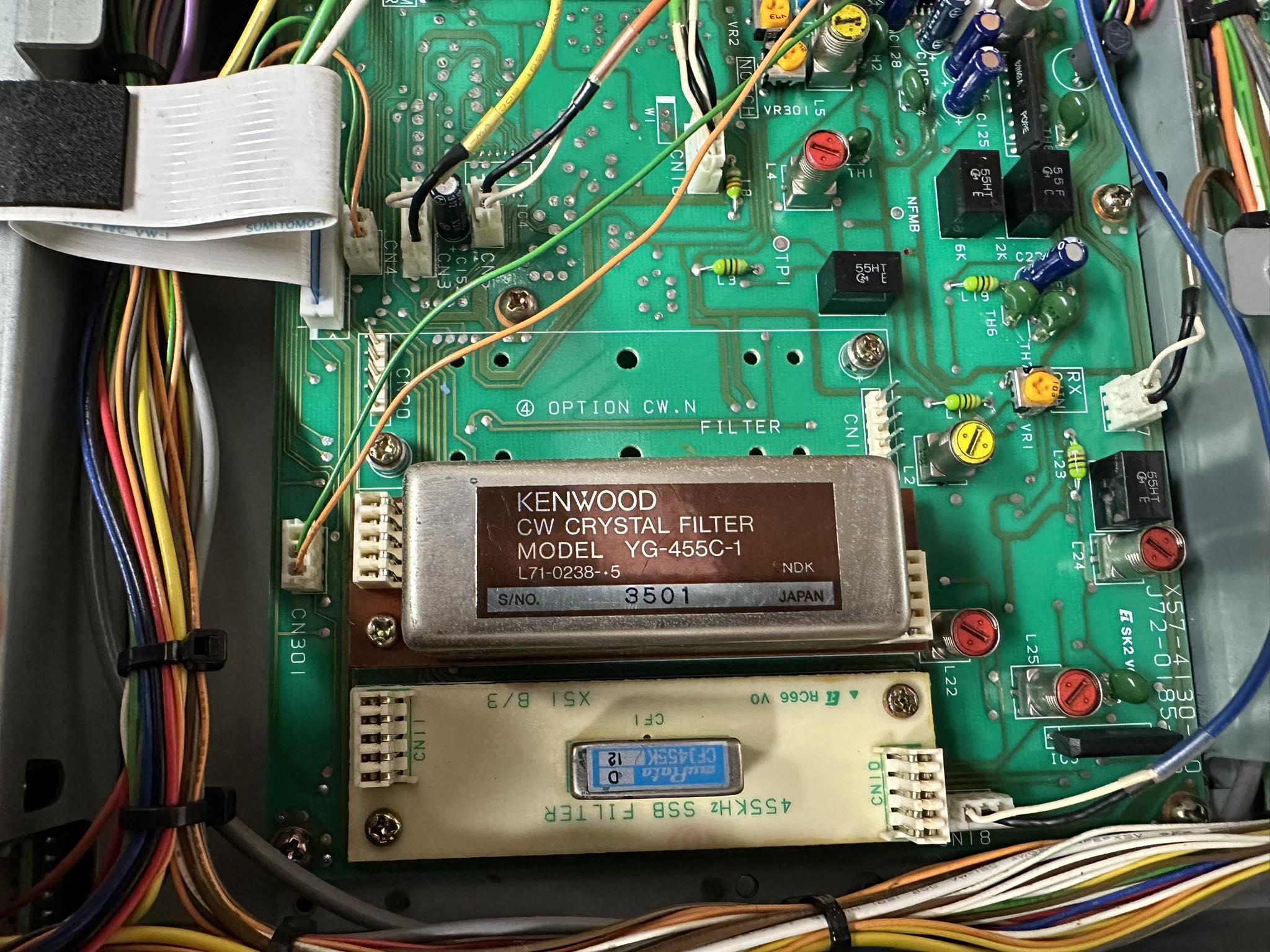 KENWOOD　YG-455S-1　SSB　CRYSTAL　FILTER Is my SDX filter as good as the Kenwood YG-455S-1 crystal filter?