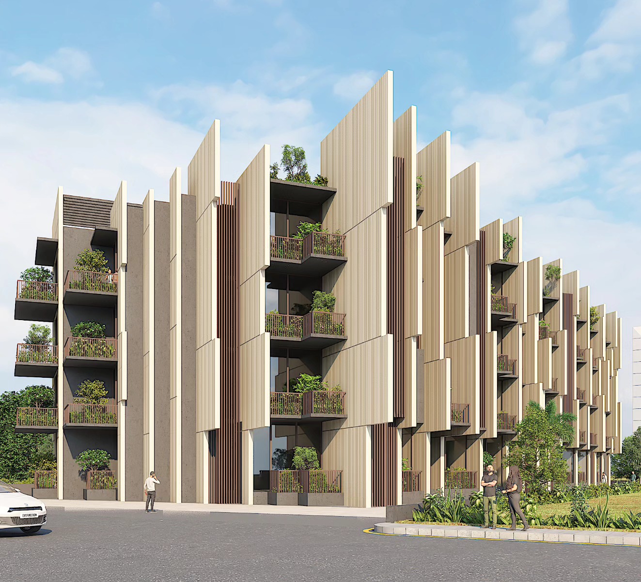 Sanjay - BREAKING THE SUN ... Our new apartment building to be built in ...