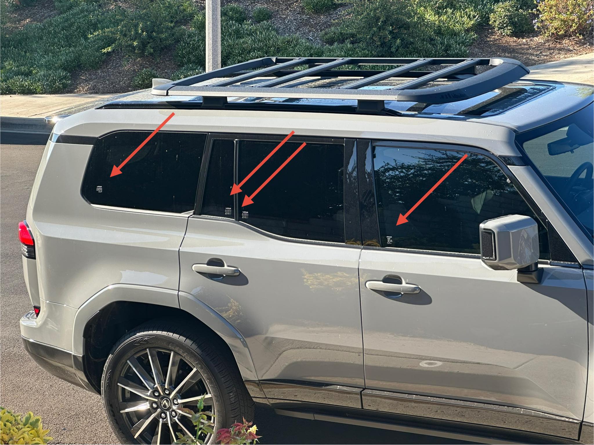 2024+ Lexus GX (GX 550 & GX 550H) | I just noticed all the window ...