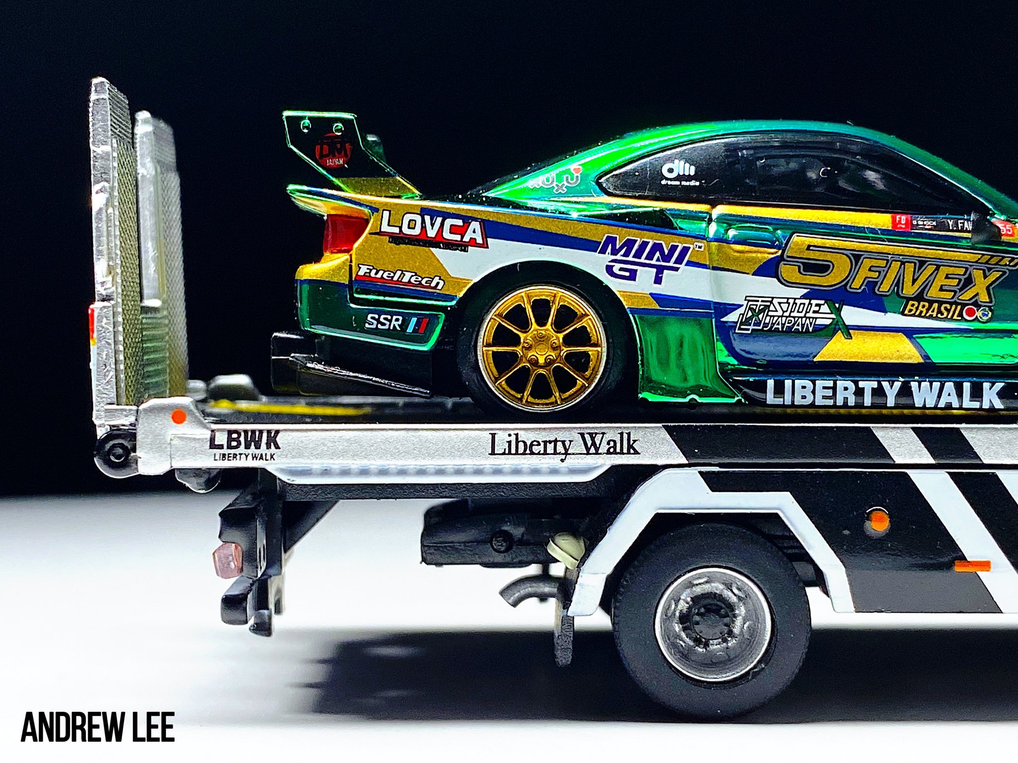 Fausto Racing's 2nd livery for Mini GT Nissan S15 LB-Super Silhouette