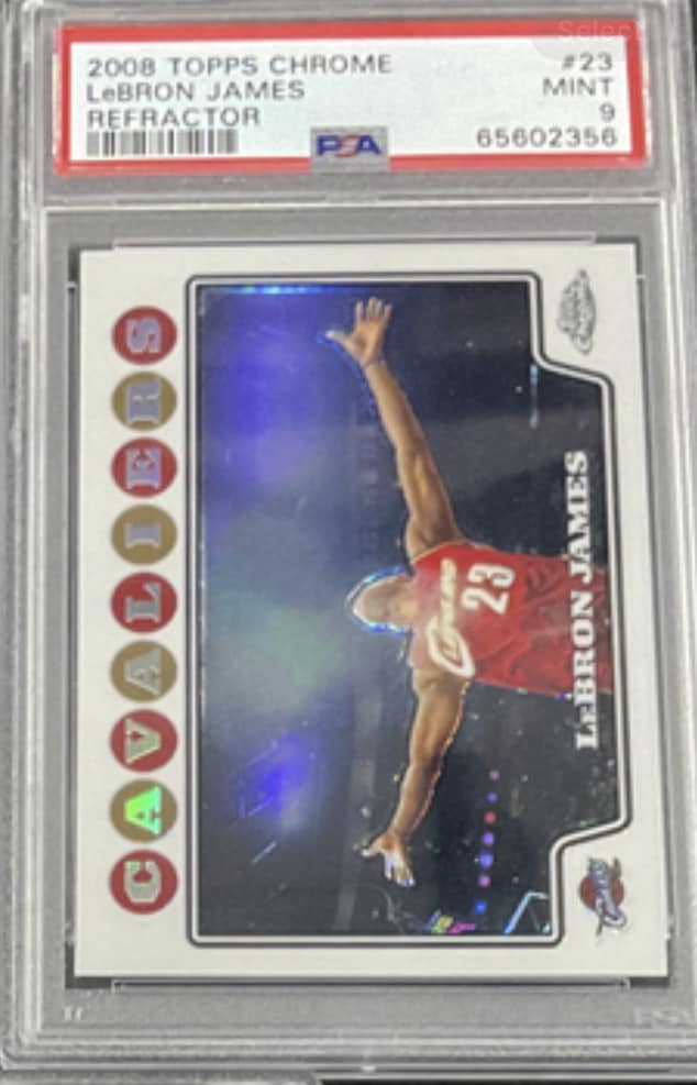 LeBron James 2008 Topps Chrome PSA 10 sells for $324K