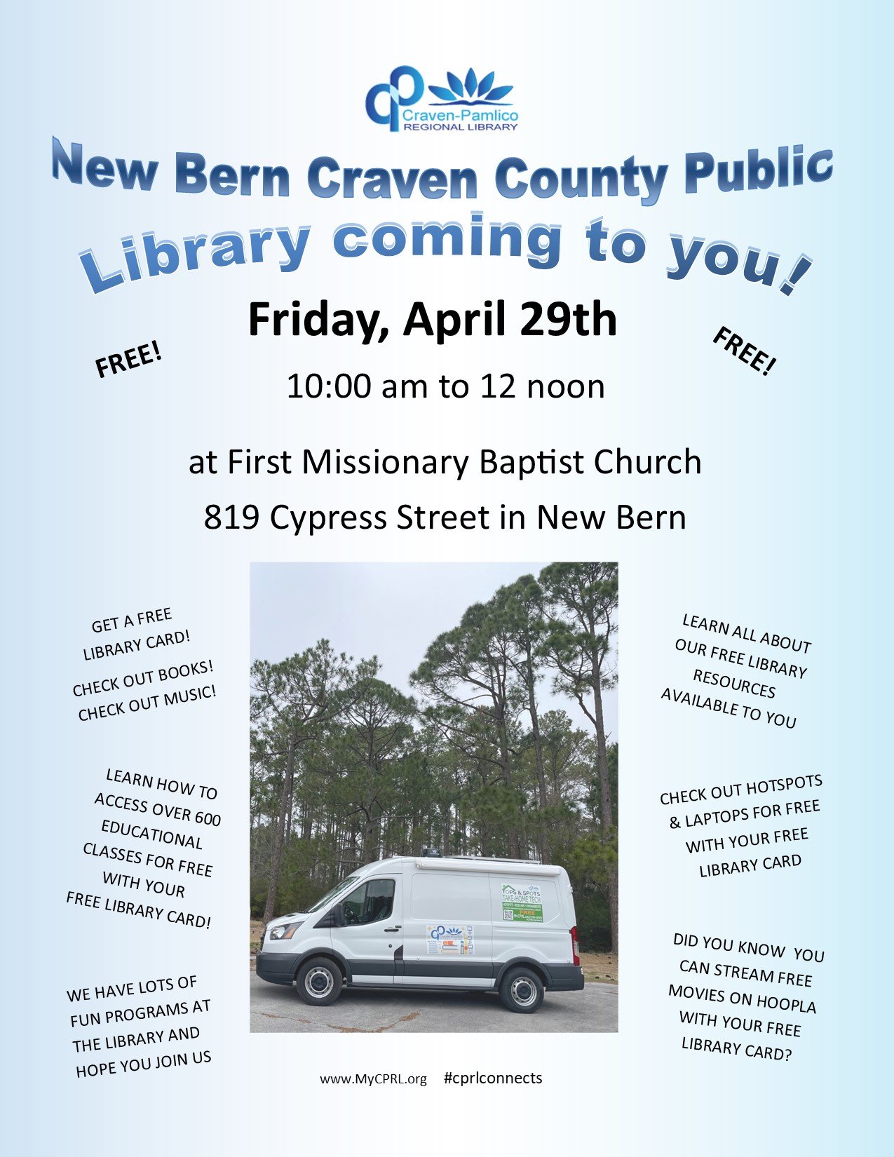 Our Techmobile is coming... - Craven-Pamlico Regional Library | Facebook