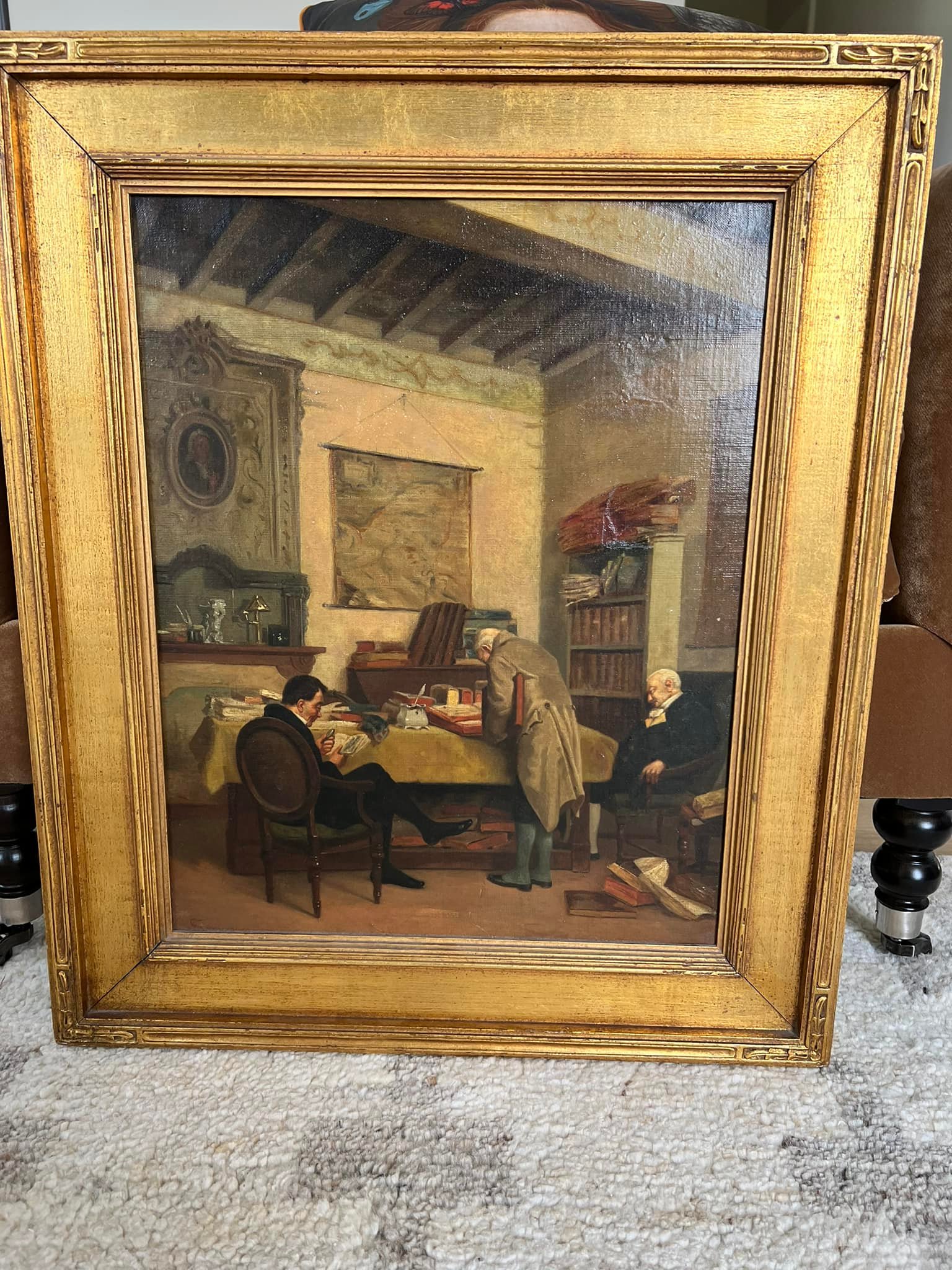 1960's 'Prints for Pleasure' framed 'Precious' by Armando