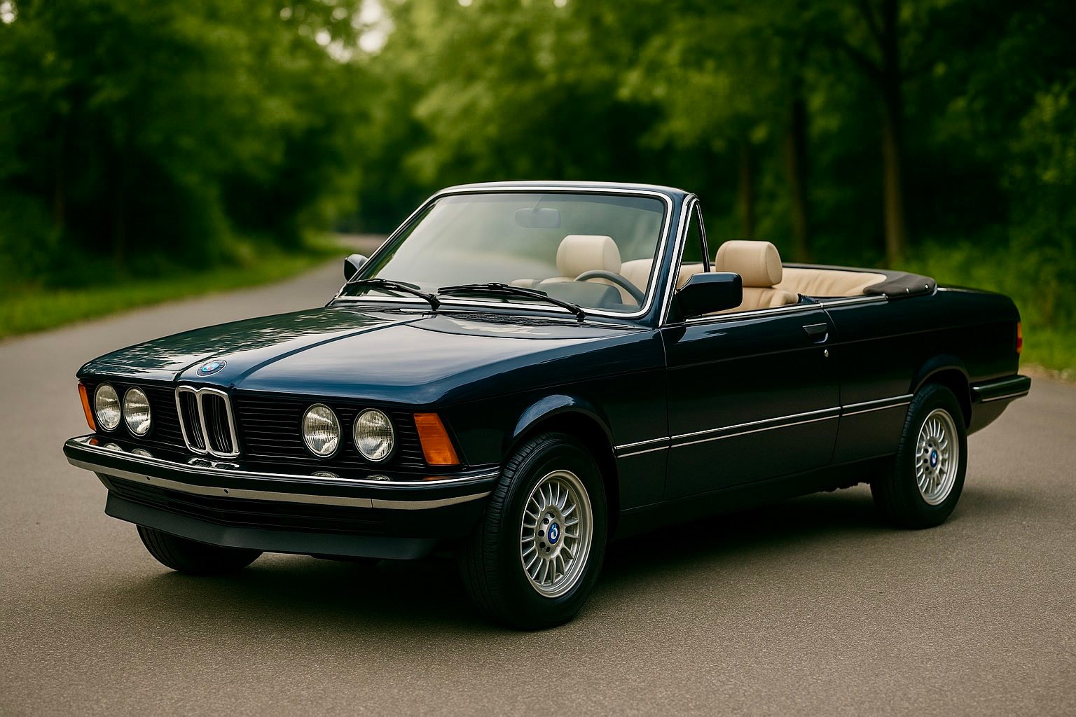 BMW 3 Series E21 Baur Top Convertible Brochure From 1979 – Original German Leaflet