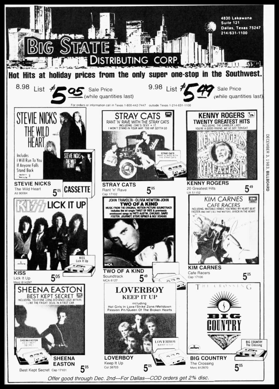 KISSTORY - December 26, 1983 - We opened the North American leg of