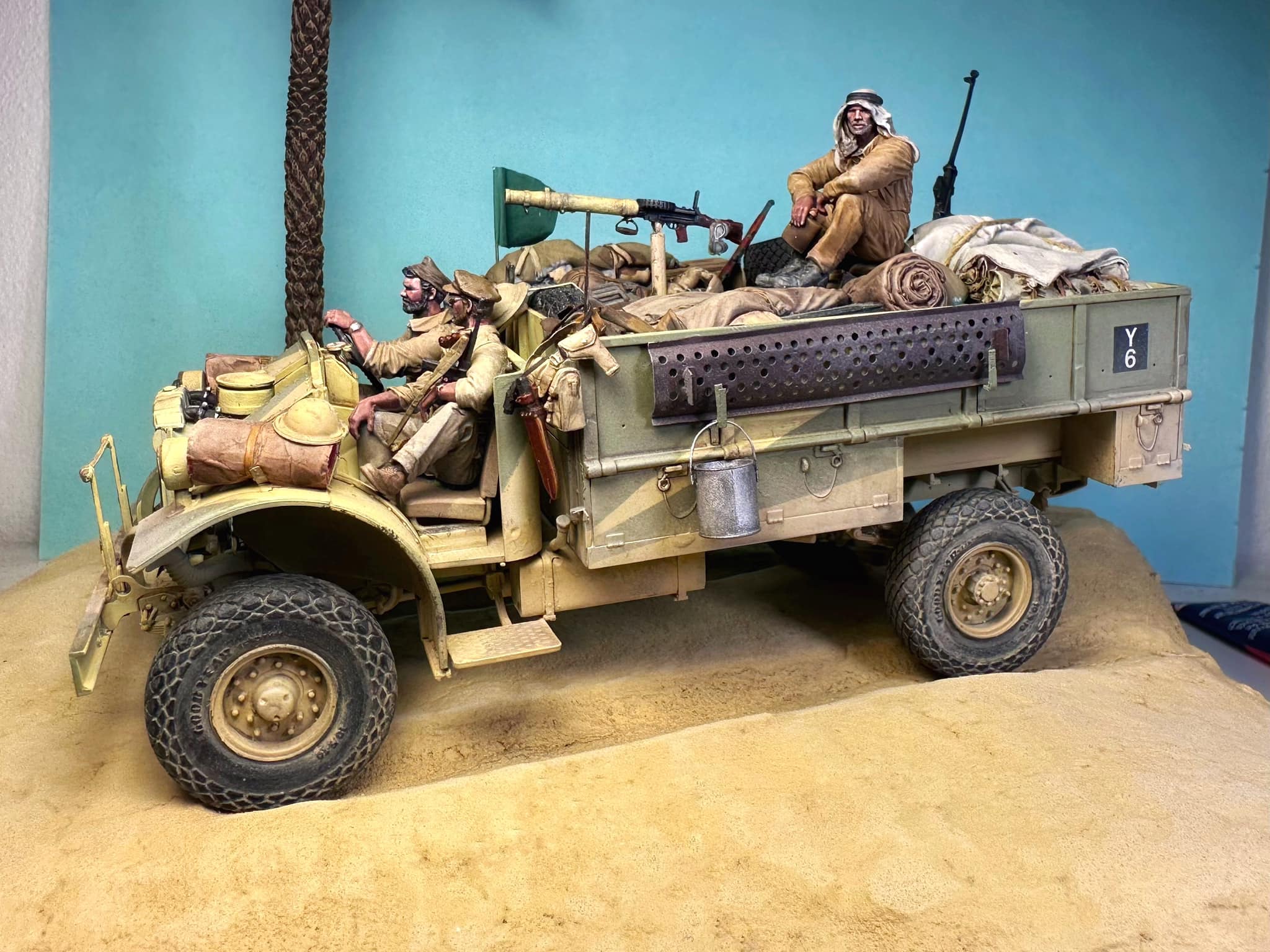 SO 1 35 Thunder Model LRDG F30 Patrol Truck with offset rear body bonus edition