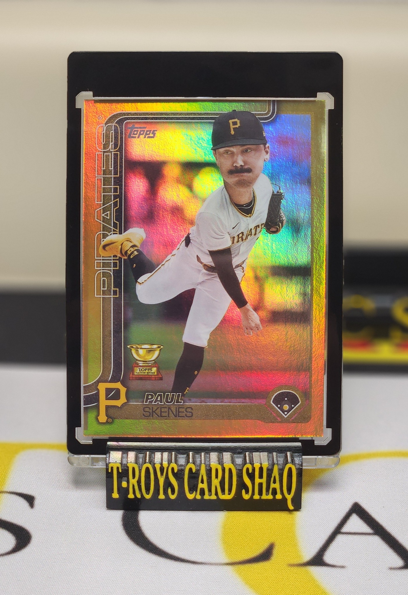 2025 Topps Celebration SSP Big Head Paul Skenes gold card pulled